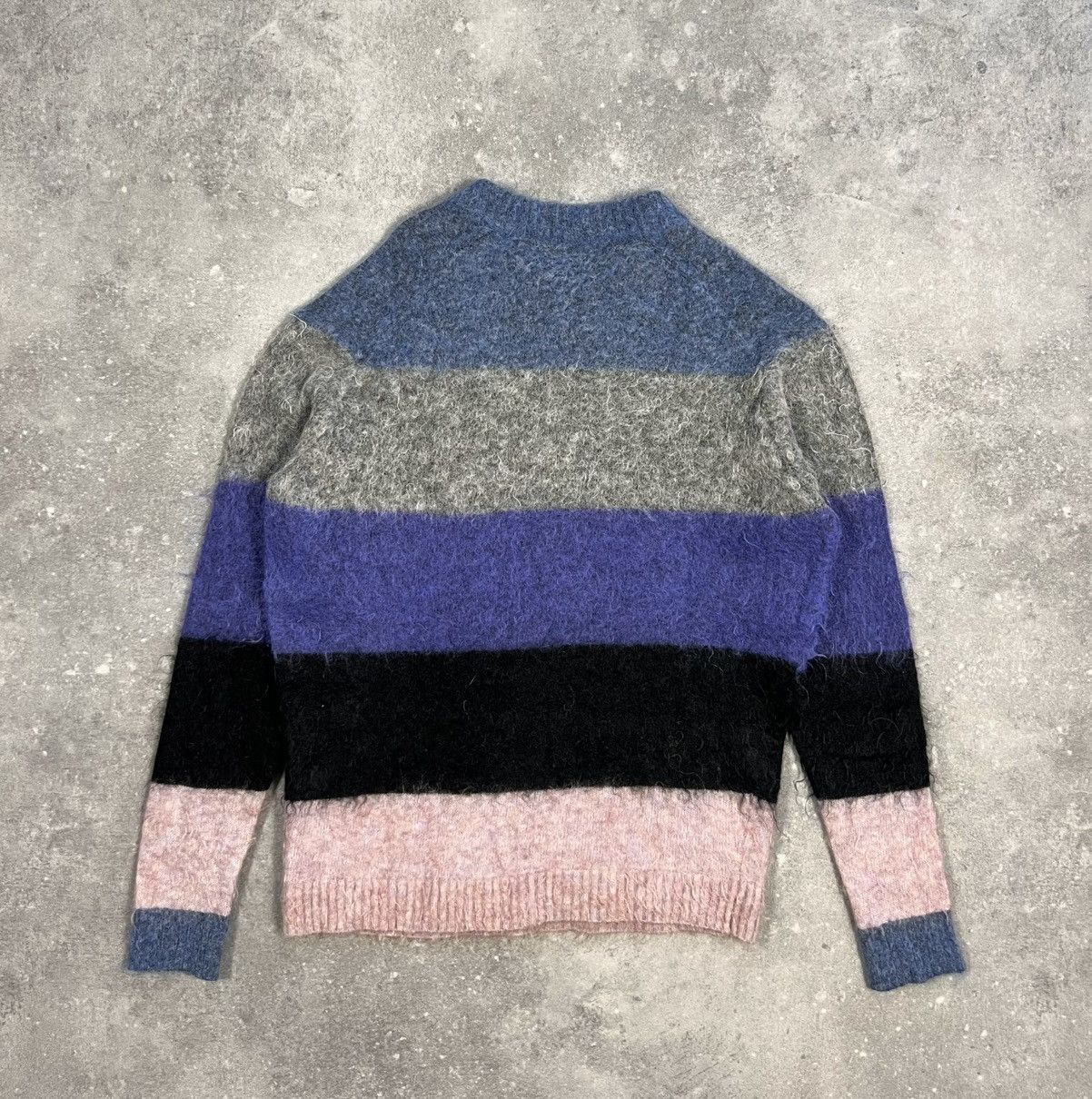 Acne Studios ACne Studios Albah Mohair Wool Jumper Striped Oversized Size US M / EU 48-50 / 2 - 3 Thumbnail