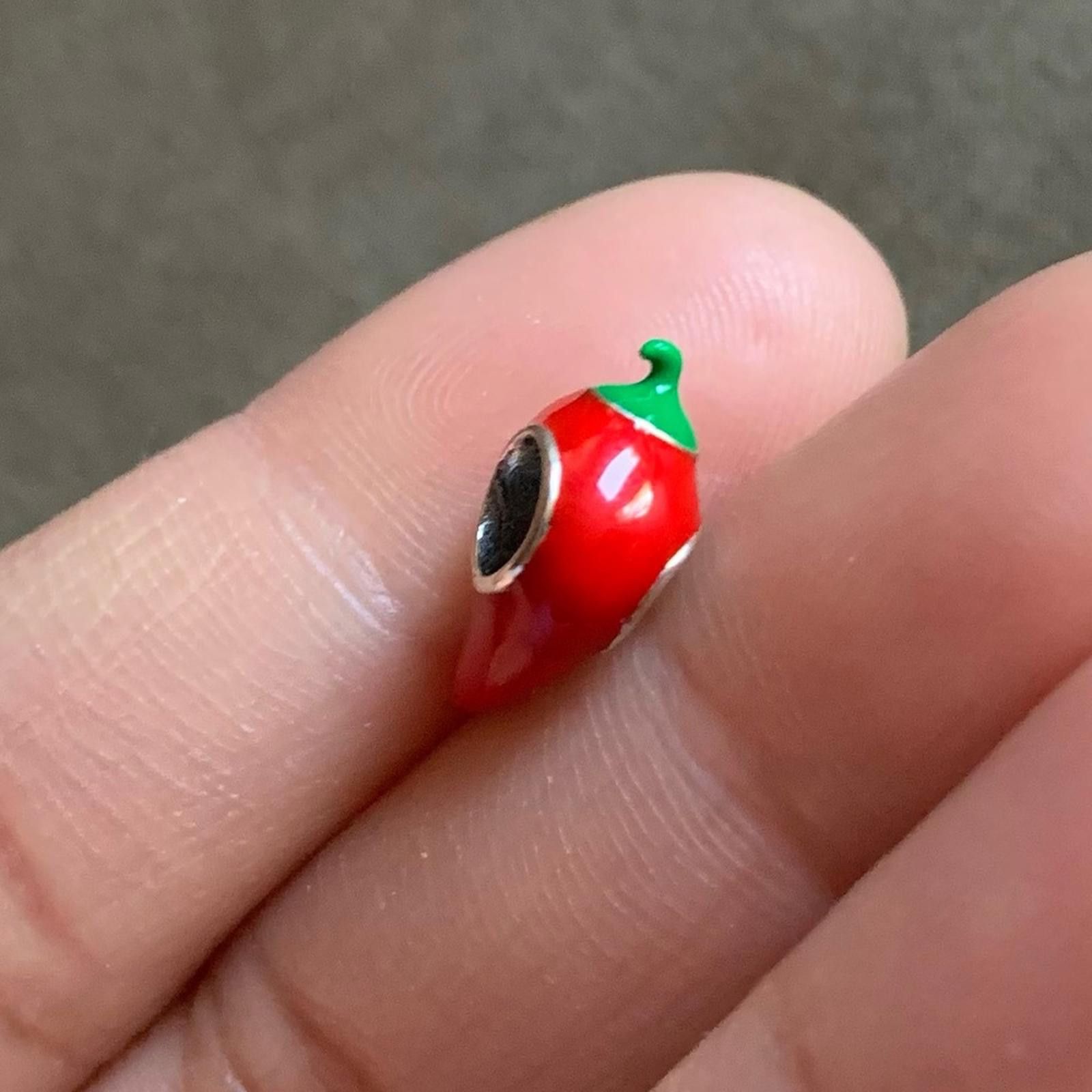 Other NWOT Red Hot Chili Pepper Charm Sterling Silver 925 Size ONE SIZE - 4 Thumbnail