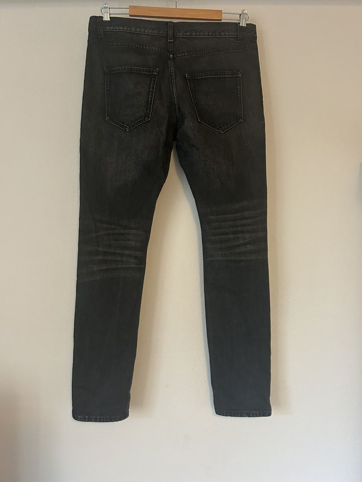 Saint Laurent Paris Black D02 M/SK-LW Jeans Size US 32 / EU 48 - 8 Thumbnail