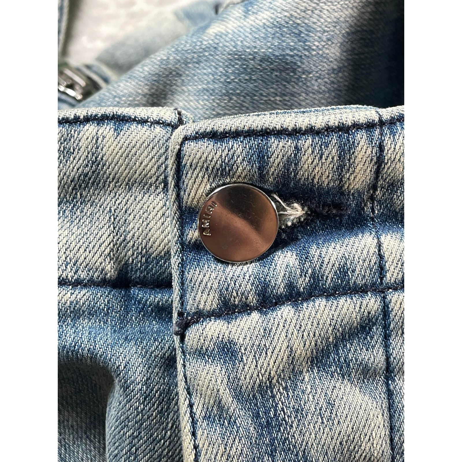 Amiri Amiri Cargo Light Wash Jeans Size US 32 / EU 48 - 3 Thumbnail