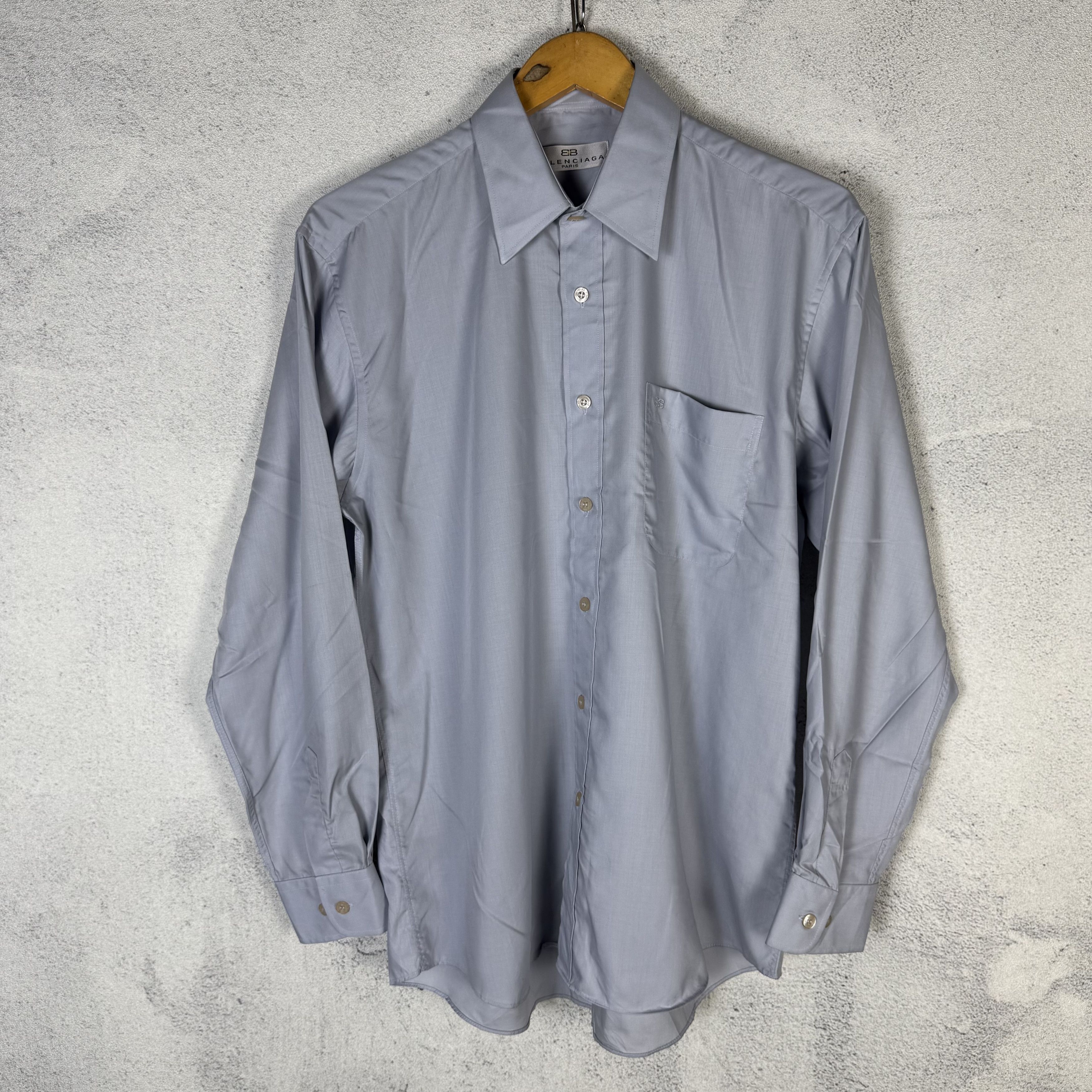 Balenciaga Vintage Balenciaga Shirt Size US M / EU 48-50 / 2 - 1 Thumbnail