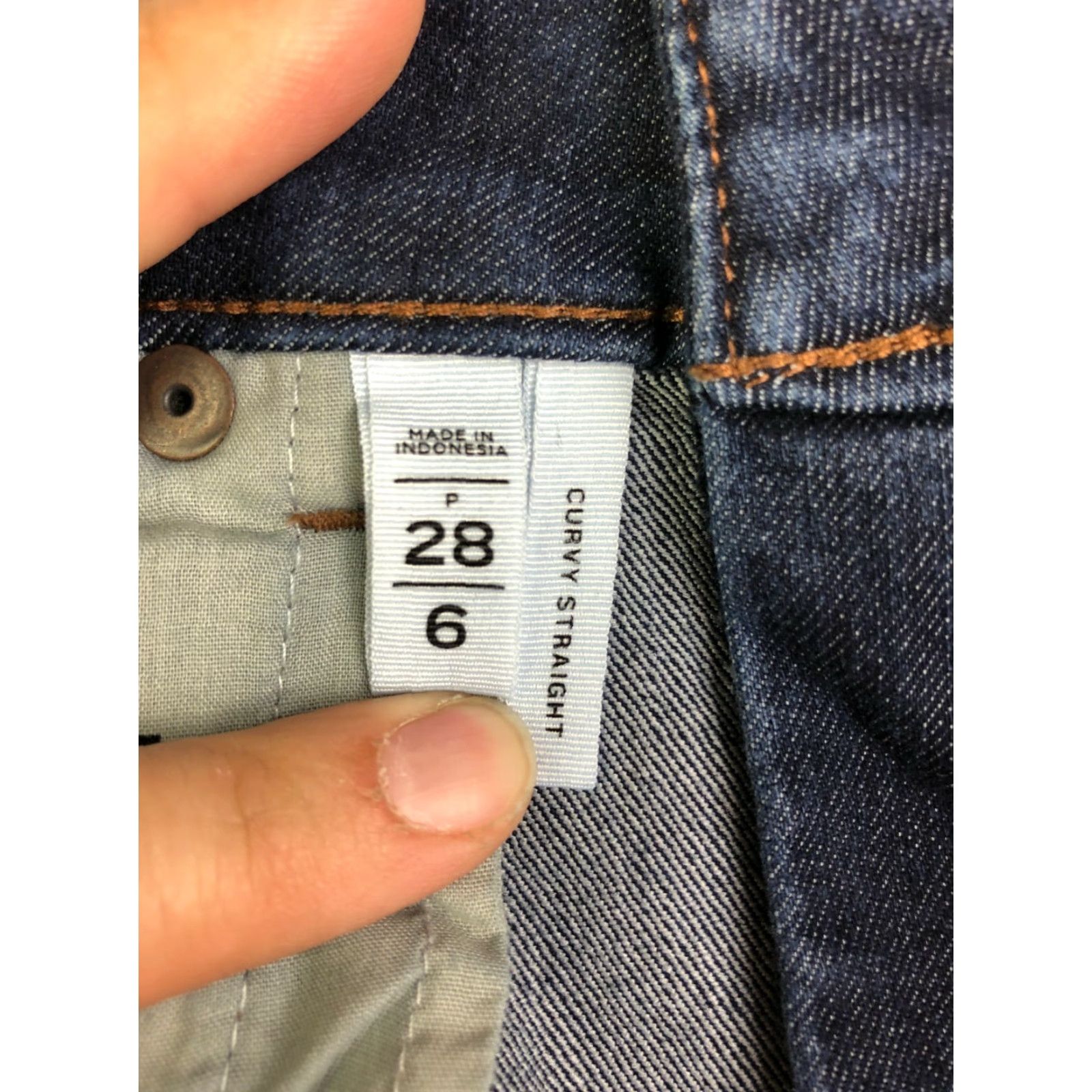 Loft Loft Jeans Cuvy Straight Womens Size 28/6 29x26 Measured Blue Denim Jeans Size 28" / US 6 / IT 42 - 5 Thumbnail