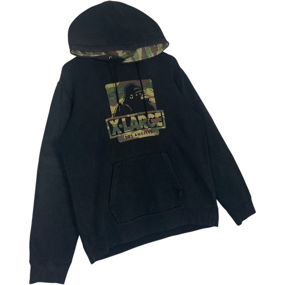 Vintage Vintage X-Large Hoodie Sweater Big Logo Camouflage Size XL Size US L / EU 52-54 / 3 - 3 Thumbnail