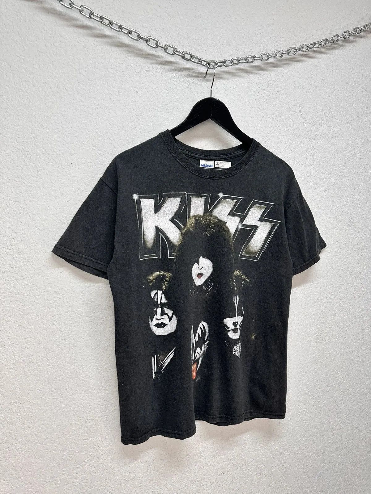 KISS Vintage Merch Kiss T-shirt Faded Punk Rock Band tee Opium Size US M / EU 48-50 / 2 - 2 Thumbnail