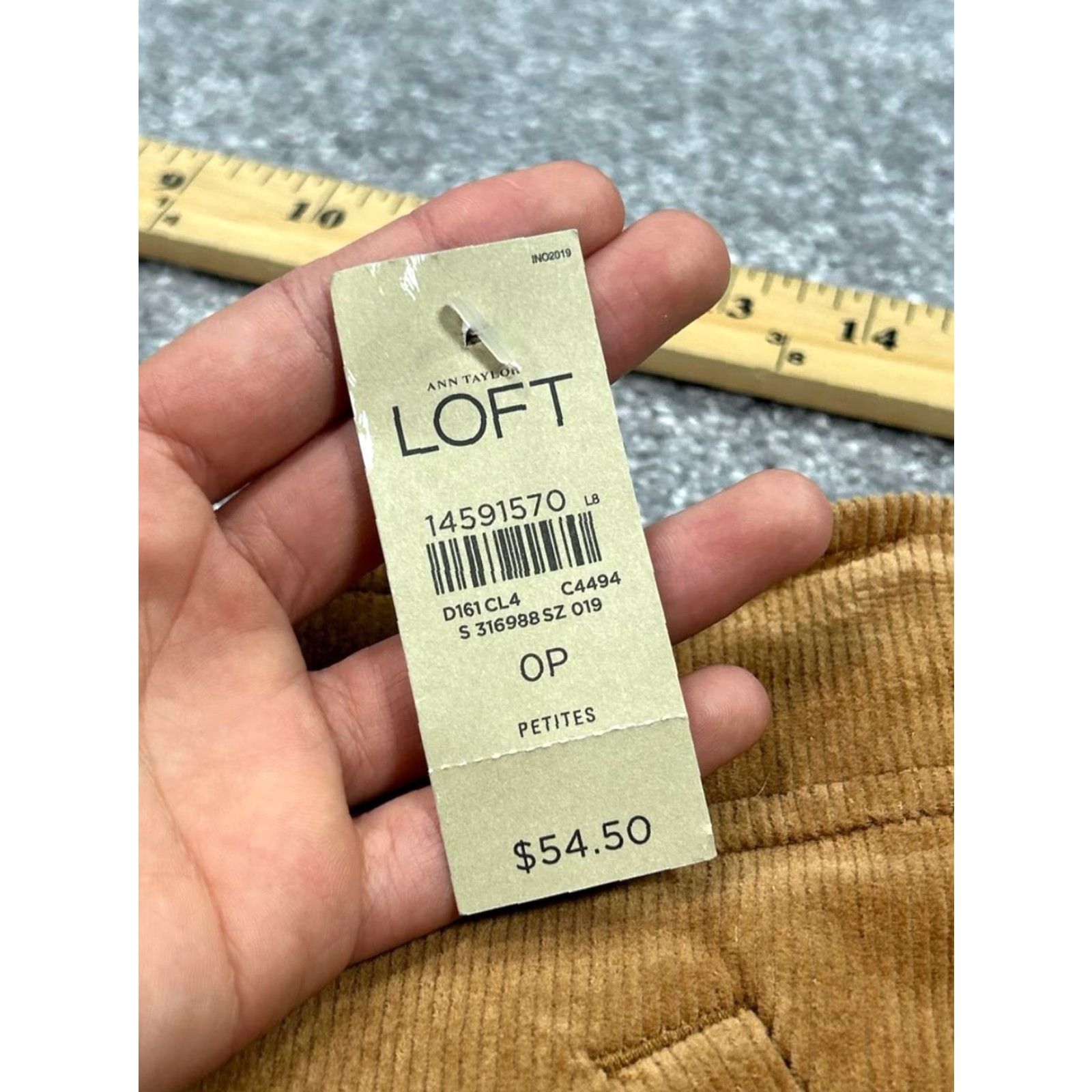 Loft VINTAGE Loft Skirt Womens 0 Petite Tan Brown Corduroy Short NEW Size 25" / US 0 / IT 36 - 5 Thumbnail