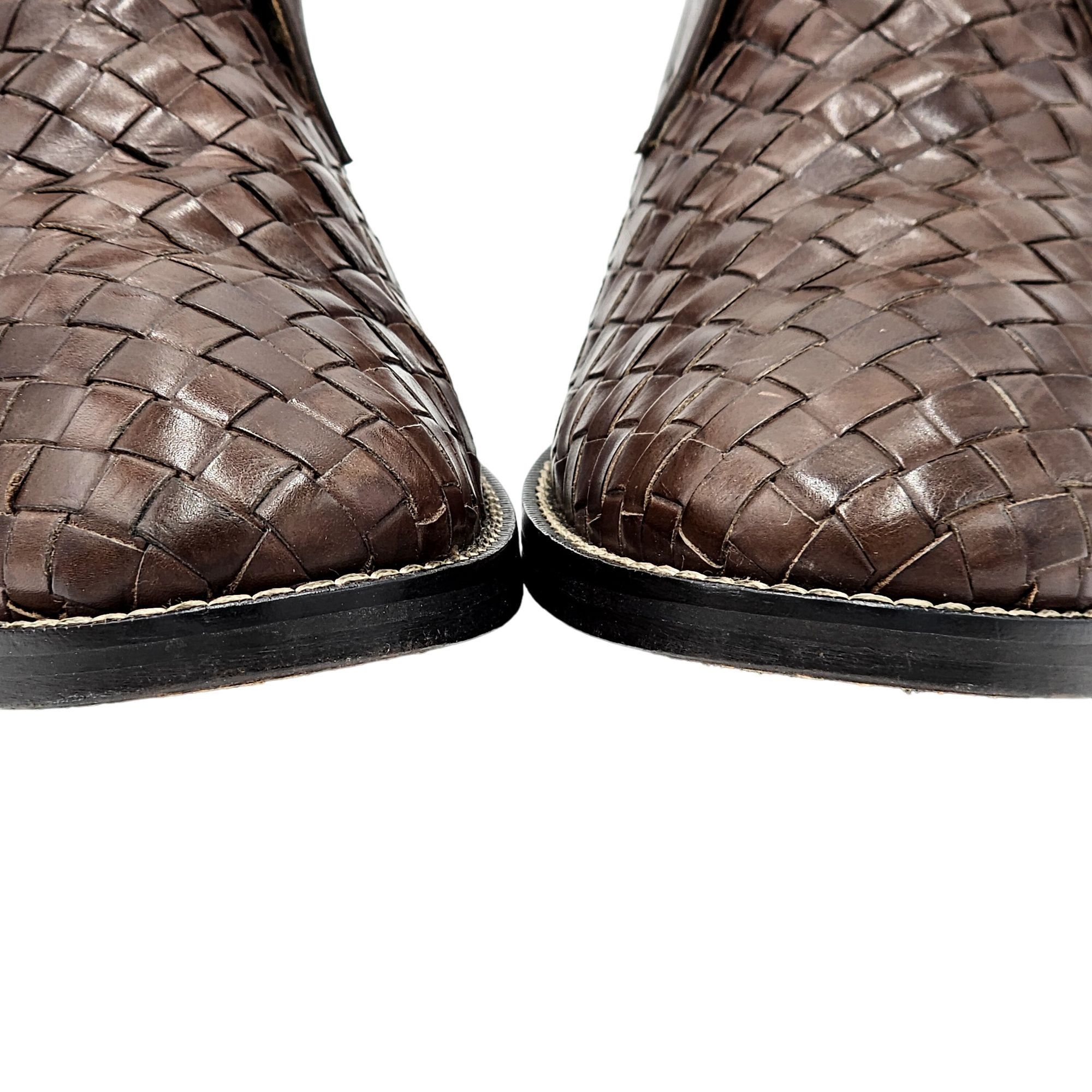 Cole Haan Cole Haan Cambridge Brown Woven Leather Chukka Boots Men 8.5 Size US 8.5 / EU 41-42 - 11 Thumbnail