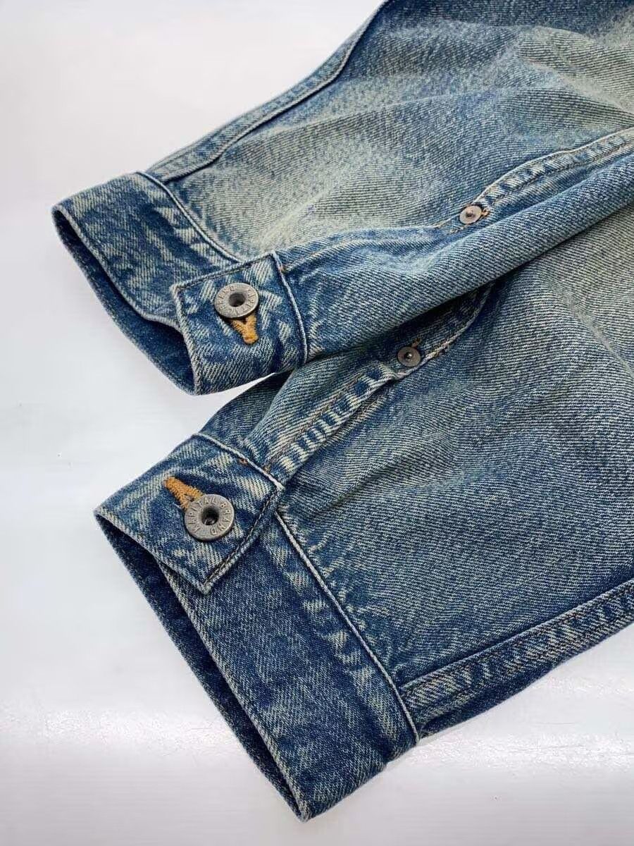 Kapital Perforated Denim Jacket Size US L / EU 52-54 / 3 - 3 Thumbnail