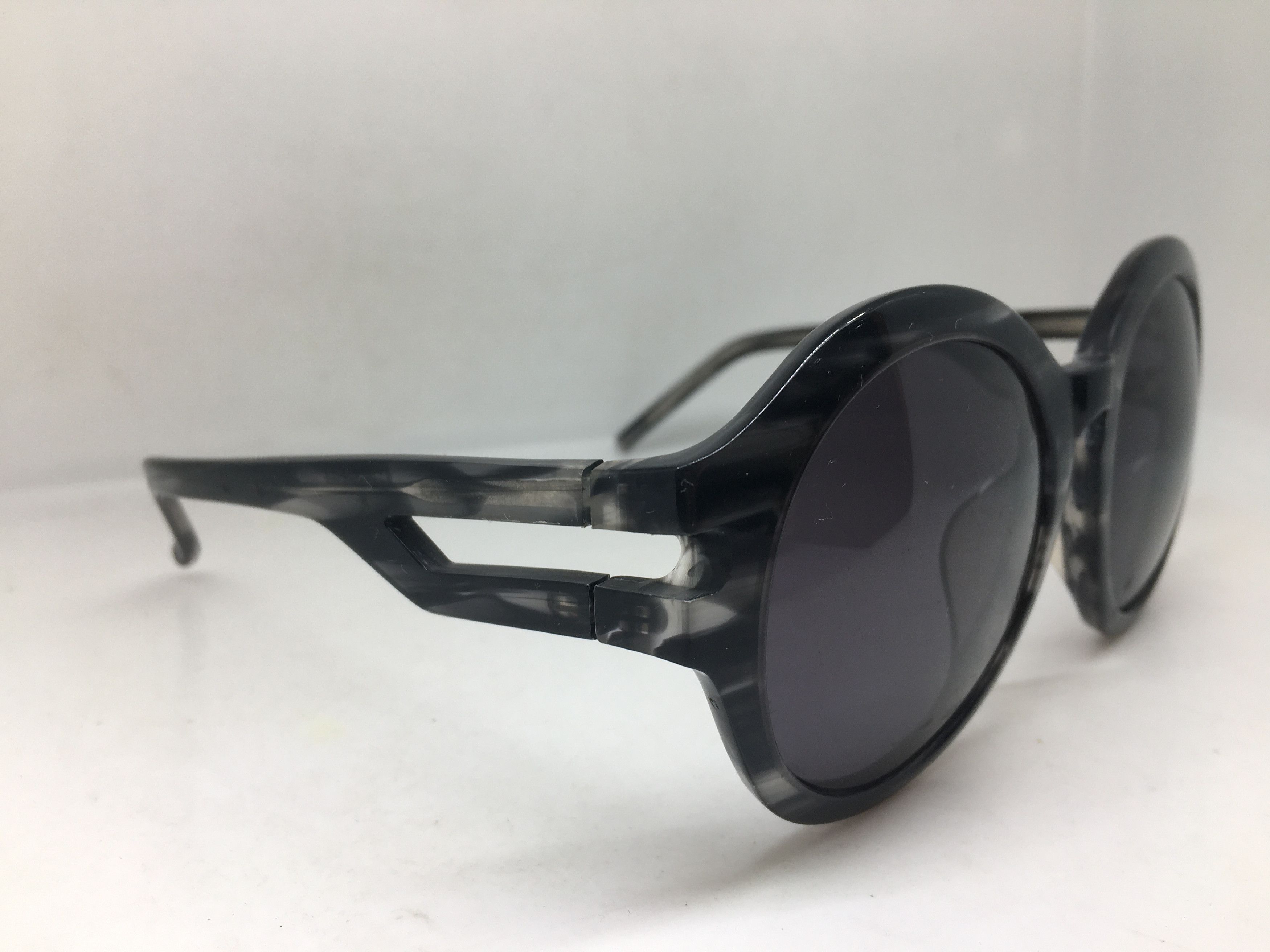 Grey Ant Grey Ant Black Grey Oversize Round Sunglasses Frame Size ONE SIZE - 2 Thumbnail
