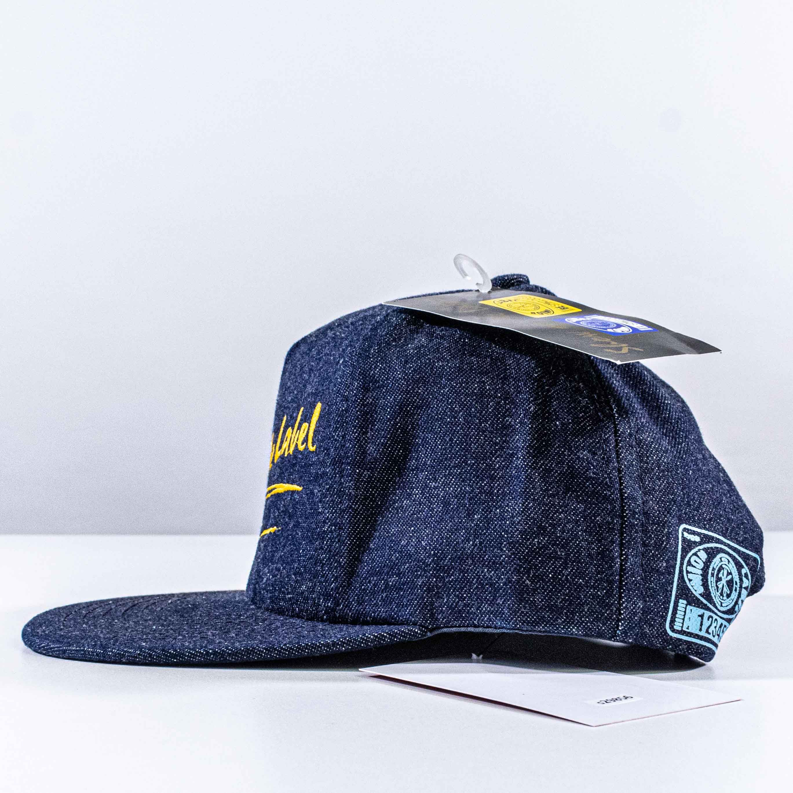 Vintage VTG 90s Show Me The Label Union Made Denim Snapback Hat Size ONE SIZE - 3 Thumbnail