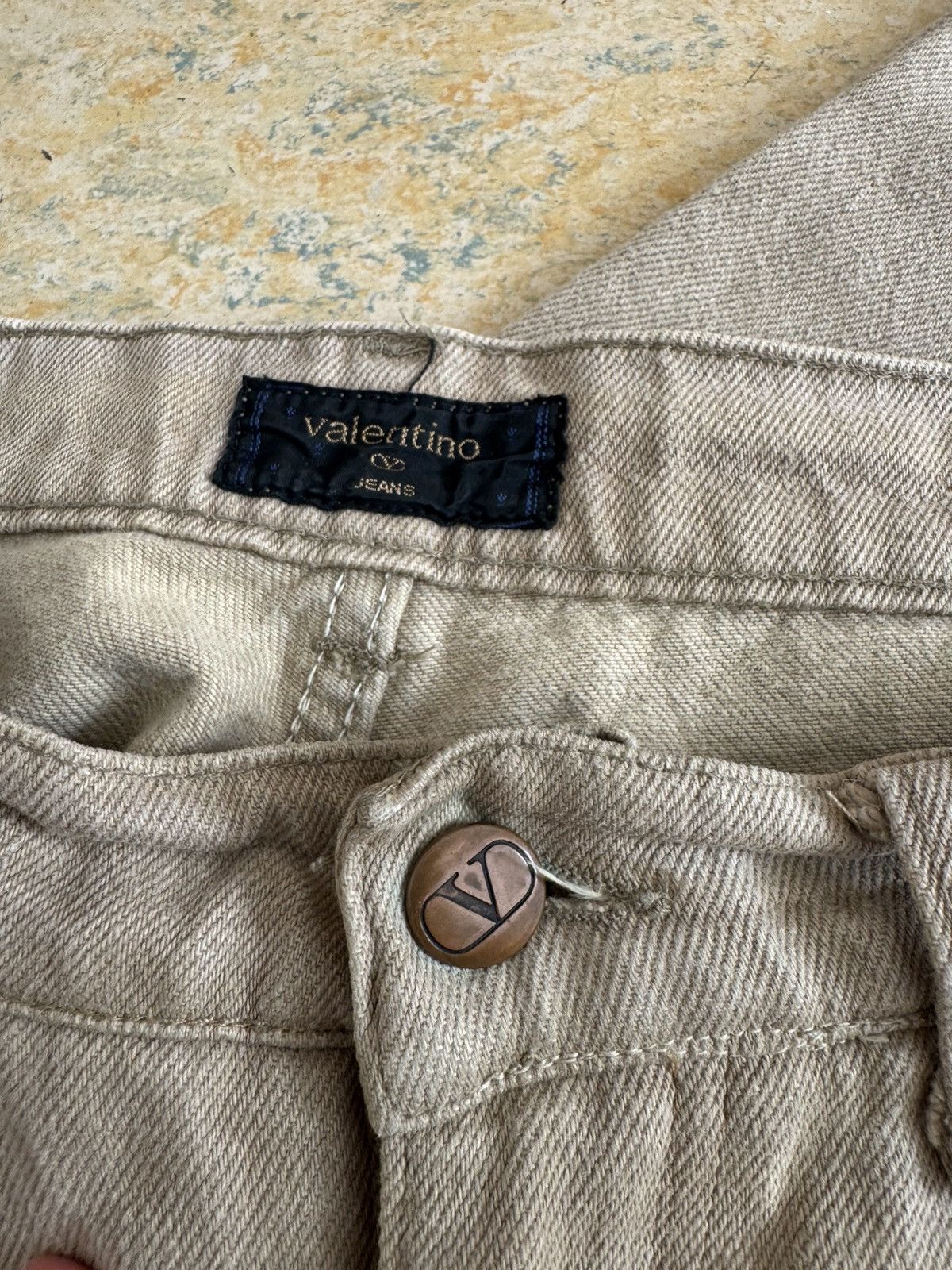 Valentino Valentino Jeans Made in Italy – Beige Denim (Size 32) Size US 32 / EU 48 - 6 Thumbnail