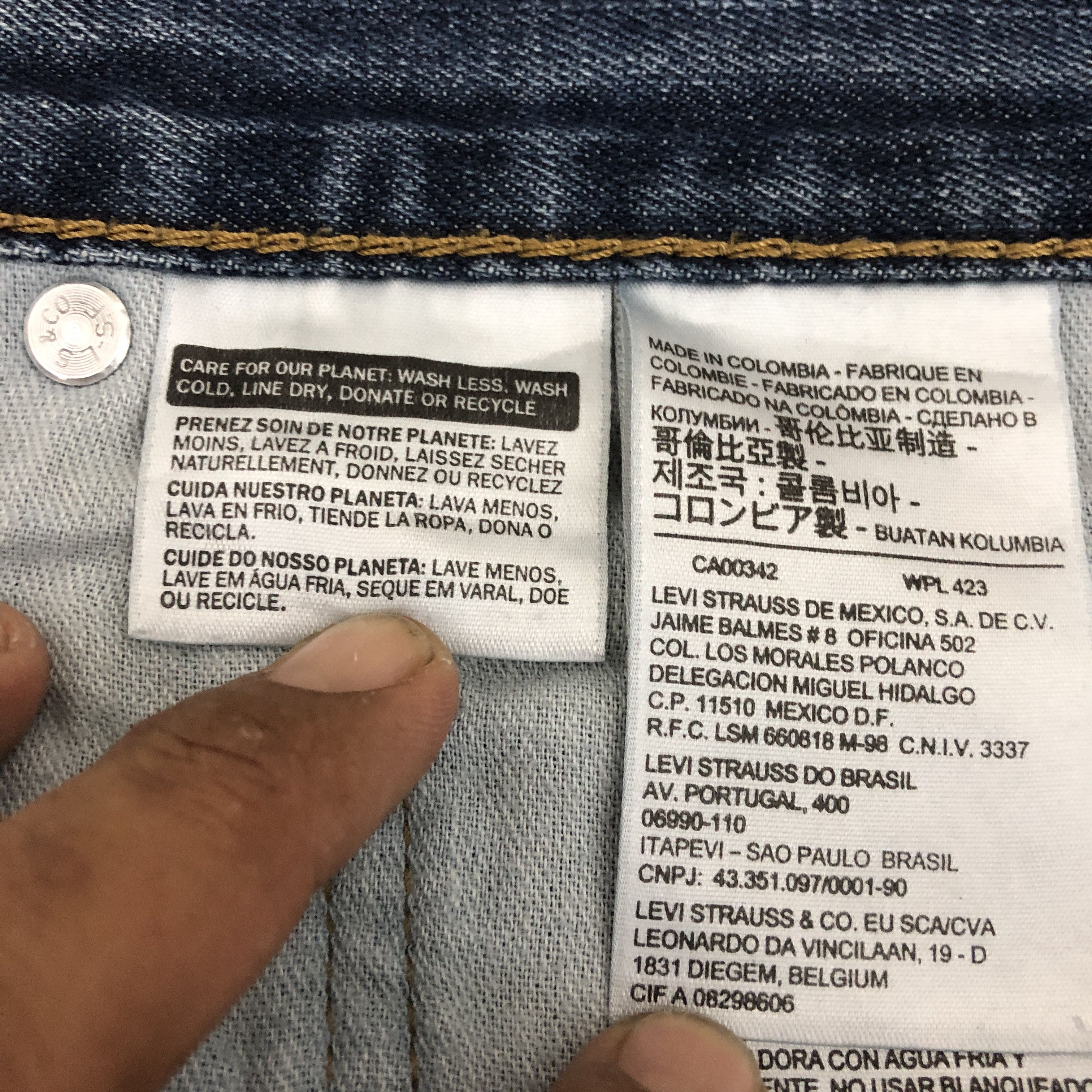 Levi's Vintage Levis 569 Baggy Jeans Levi's Faded Stonewash Denim Size US 38 / EU 54 - 9 Thumbnail