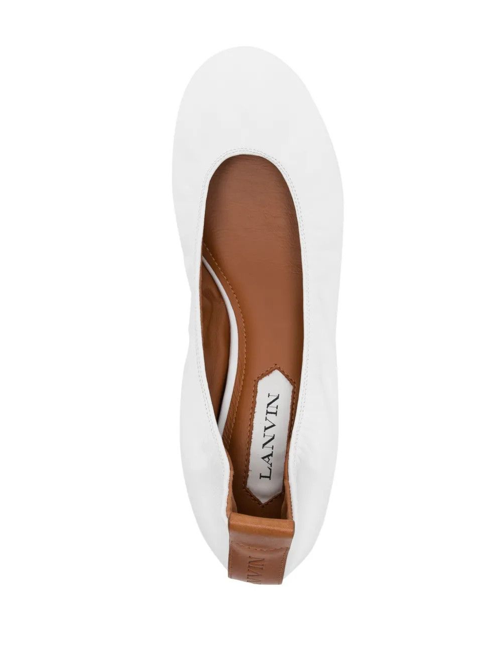 Lanvin o1y0326 Ballet Flats in White Size US 6 / IT 36 - 4 Thumbnail