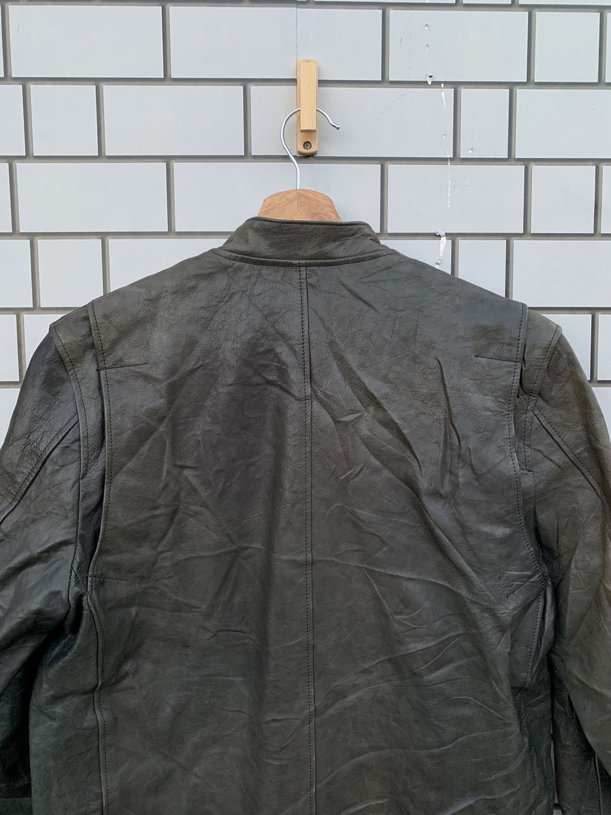 14th Addiction Vintage Japanese Brand Cuir Standard Leather Jacket Size US L / EU 52-54 / 3 - 14 Thumbnail