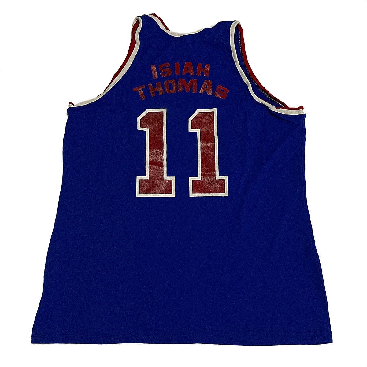Vintage Vintage Detroit Pistons Isiah Thomas Jersey Size US XL / EU 56 / 4 - 2 Thumbnail