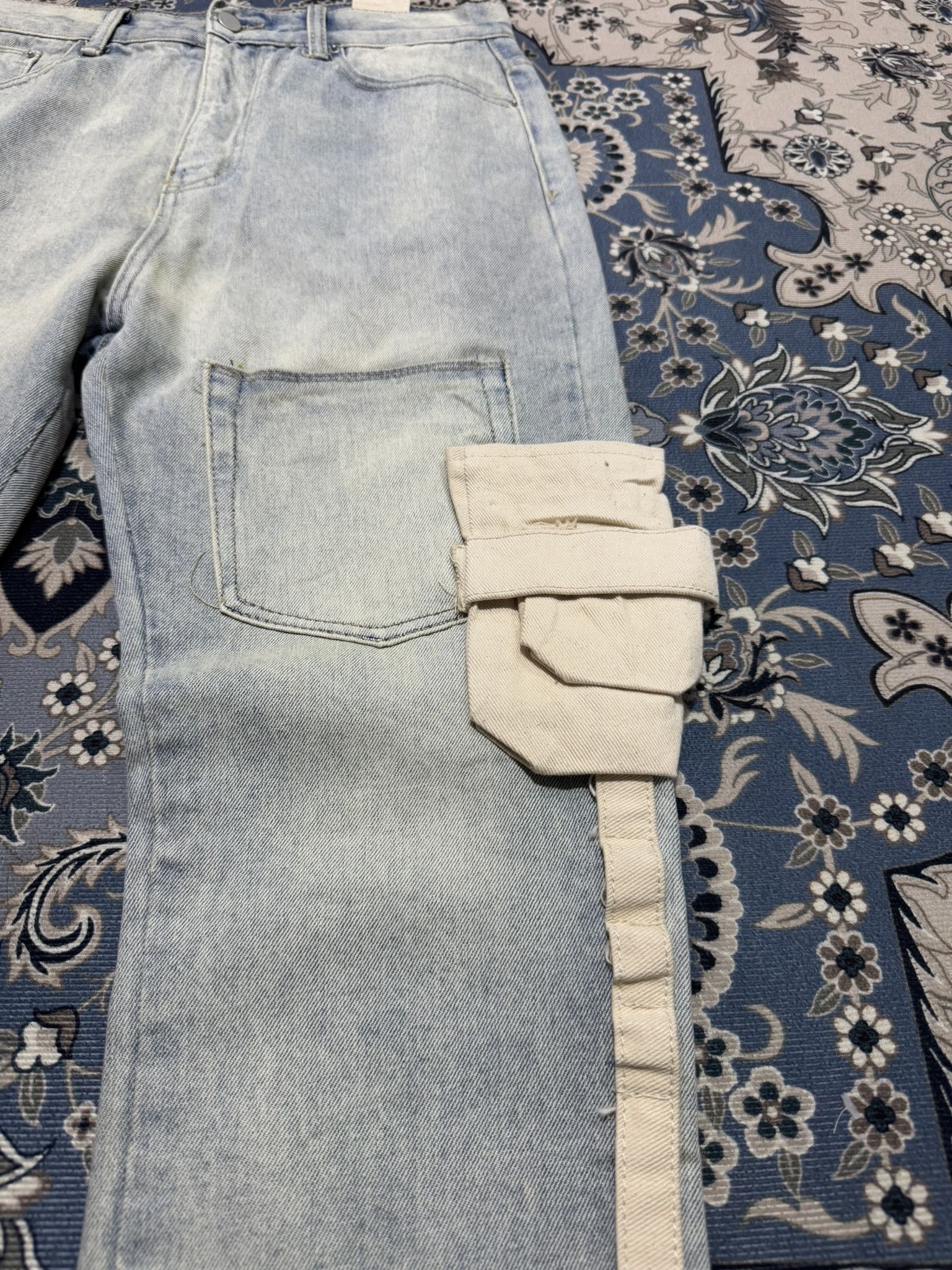 Japanese Brand × MNML MNML 3D Pocket Patches Hypebeast Jeans Size US 32 / EU 48 - 4 Thumbnail