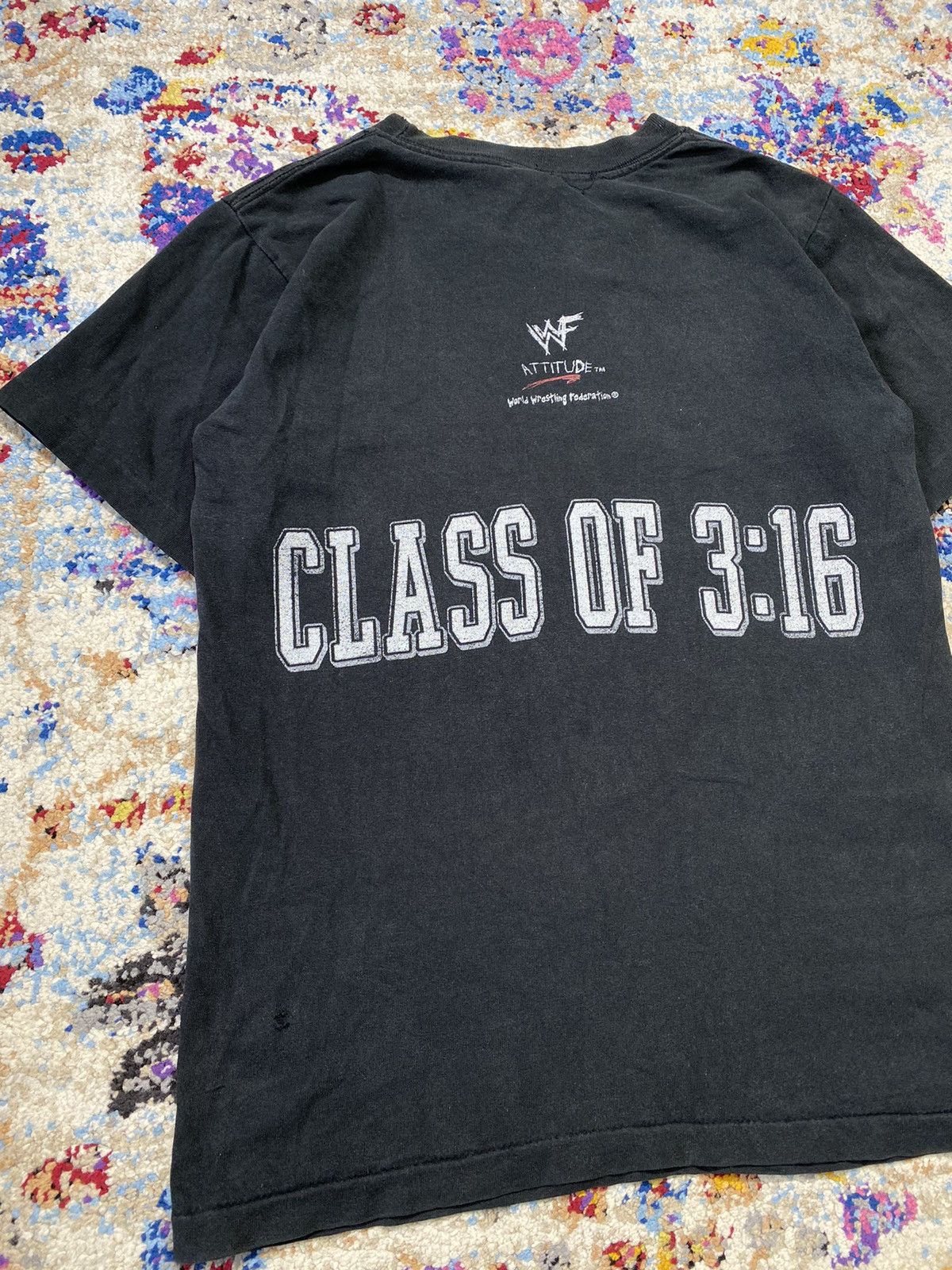 WWF 1998 WWF Stone Cold Steve Austin University Youth size Tees Size US XS / EU 42 / 0 - 3 Thumbnail
