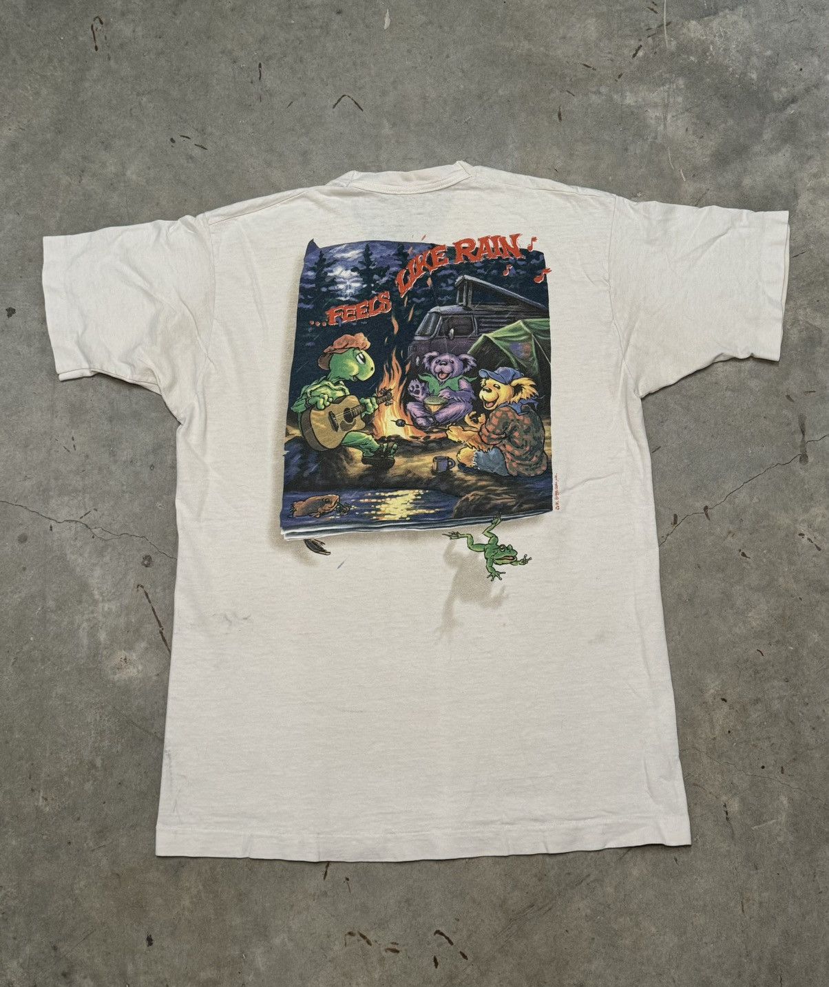 Grateful Dead × Liquid Blue 1996 Grateful Dead LL Rain Summer Tour LL Bean parody rare Size US L / EU 52-54 / 3 - 2 Thumbnail