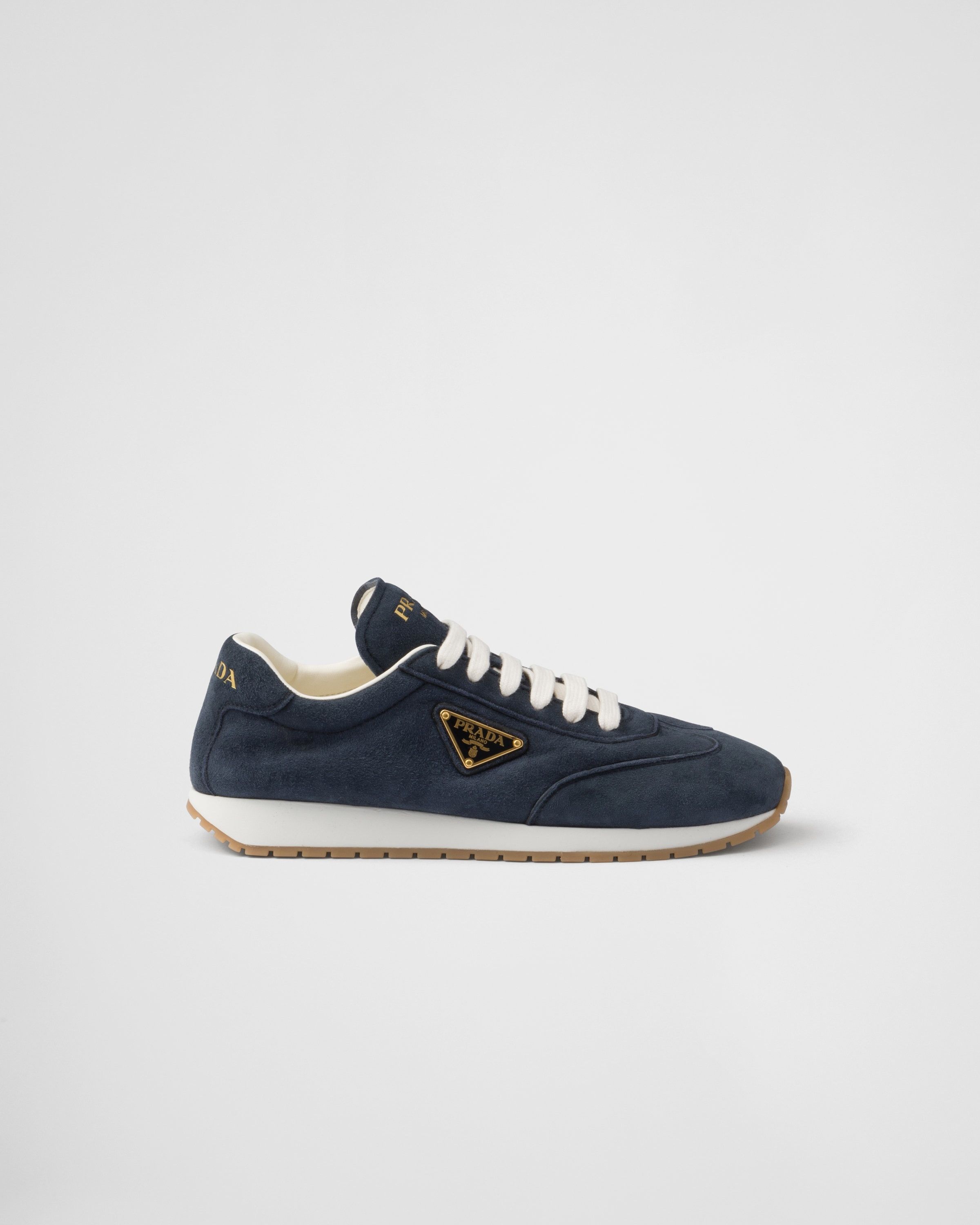 Prada o1la1rc1a0925 Suede Sneakers in Blue Size US 10 / EU 43 - 2 Thumbnail