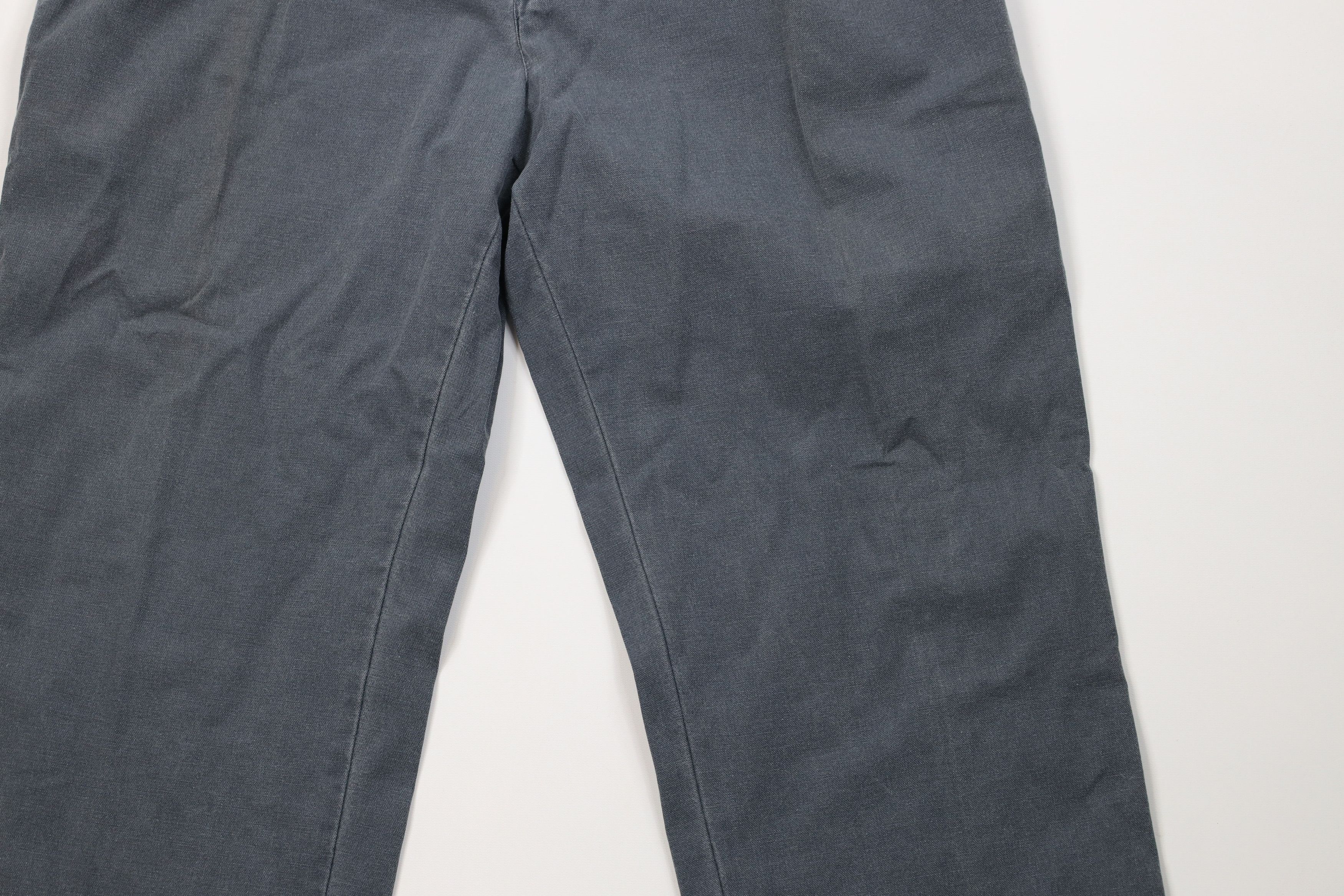Vintage Vintage 90s Streetwear Stonewash Canvas Wide Leg Pants Size US 38 / EU 54 - 3 Thumbnail