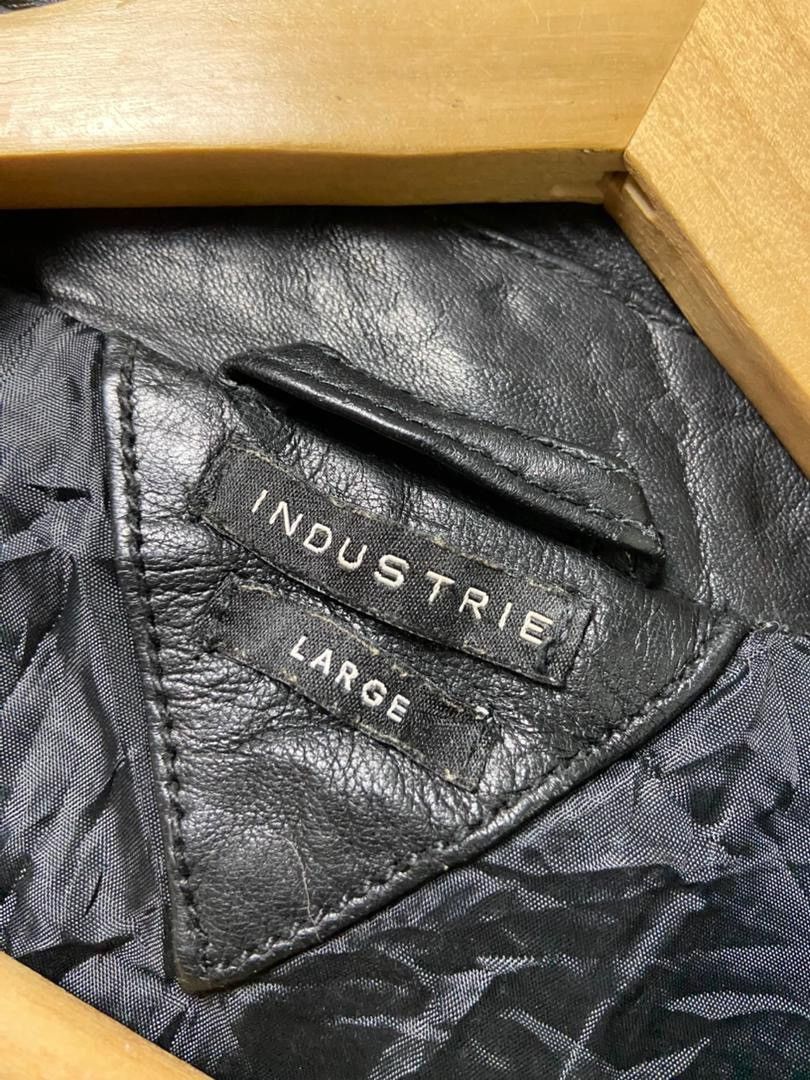 Japanese Brand Industries Brand Leather Biker Jacket (190) Size US L / EU 52-54 / 3 - 3 Thumbnail