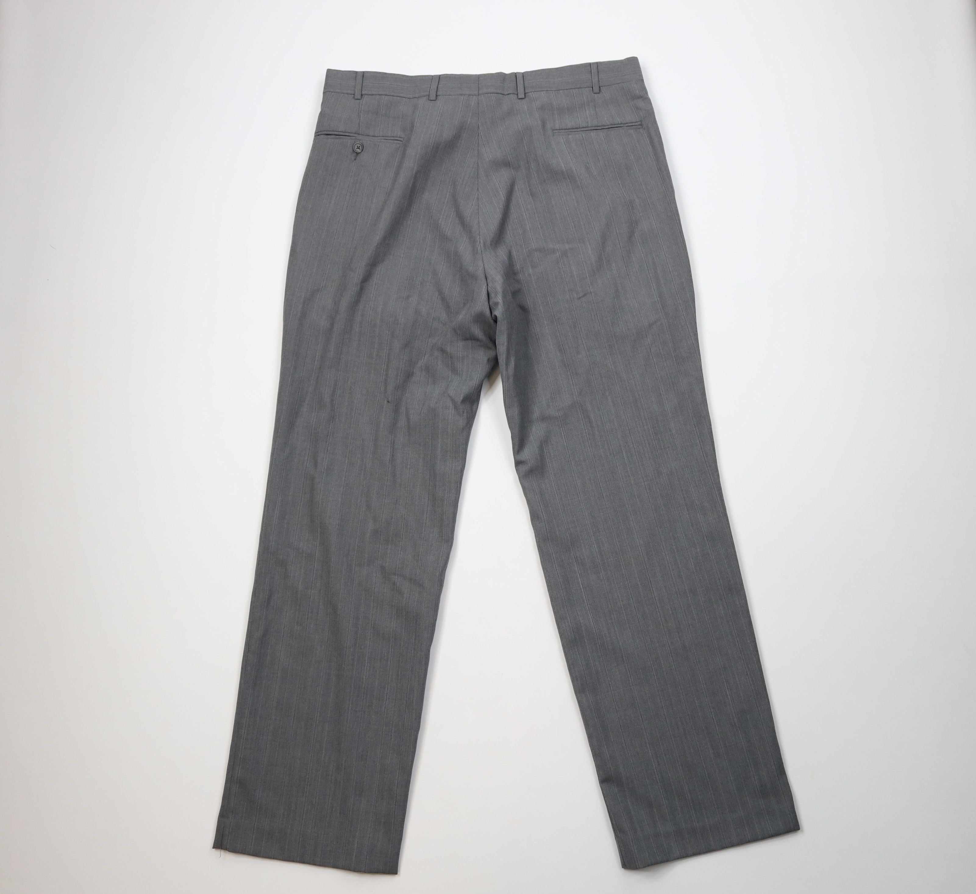 Vintage Vintage 90s Streetwear Knit Striped Wide Leg Chino Pants Size US 38 / EU 54 - 11 Thumbnail