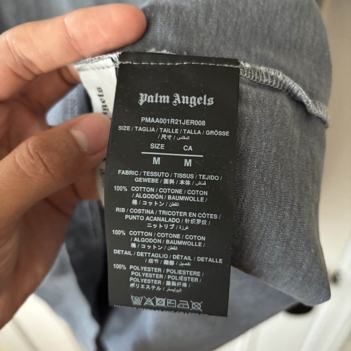 Palm Angels Size M-Palm Angels Vintage T-shirt Navy gently worn SHIPASAP Size US M / EU 48-50 / 2 - 10 Thumbnail