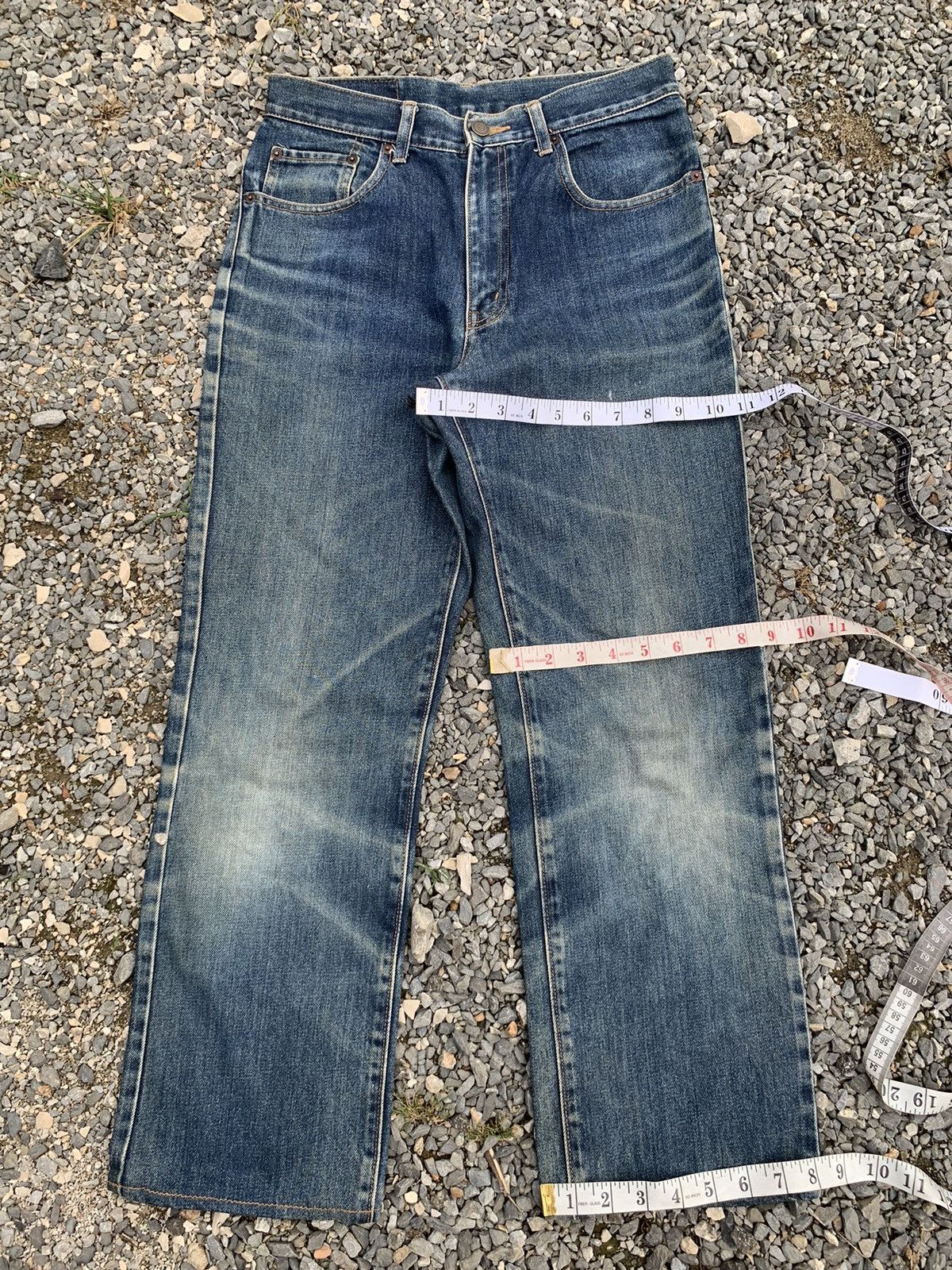 Kapital VINTAGE GL HEART RUSTY JAPANESE DISTRESSED DENIM Size US 28 / EU 44 - 14 Thumbnail