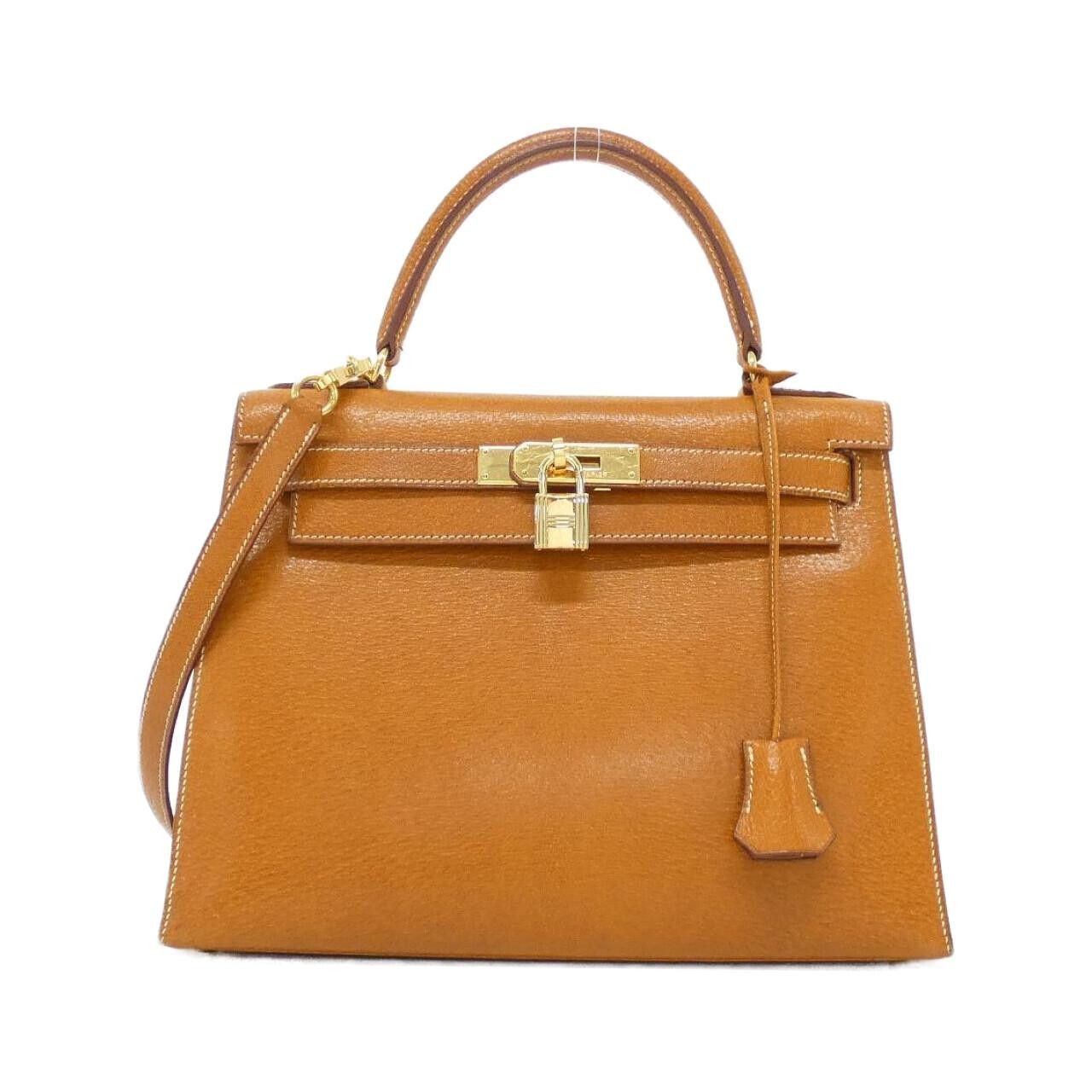 Hermes Hermes Hermes Kelly28 Pigskin Bag Leather Handbag D DUTY FREE for USA Size ONE SIZE - 1 Thumbnail