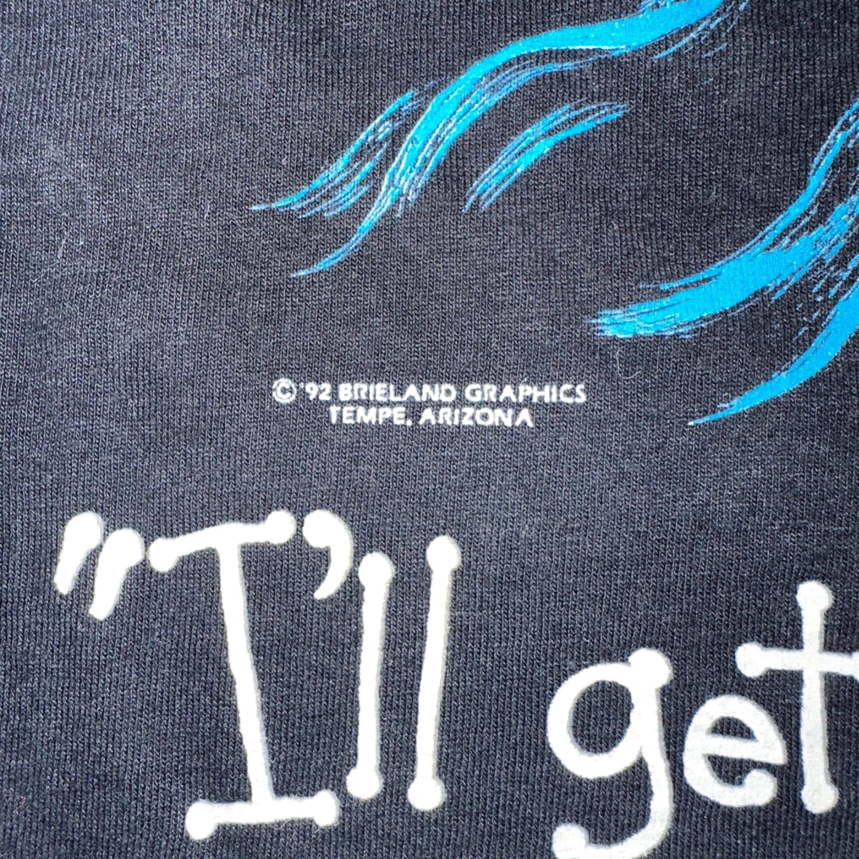 Tultex VINTAGE Wicked Witch I'll Get You My Pretty Wizard of Oz Parody T-Shirt XL Black Short Sleeve Mens Size US XL / EU 56 / 4 - 3 Thumbnail