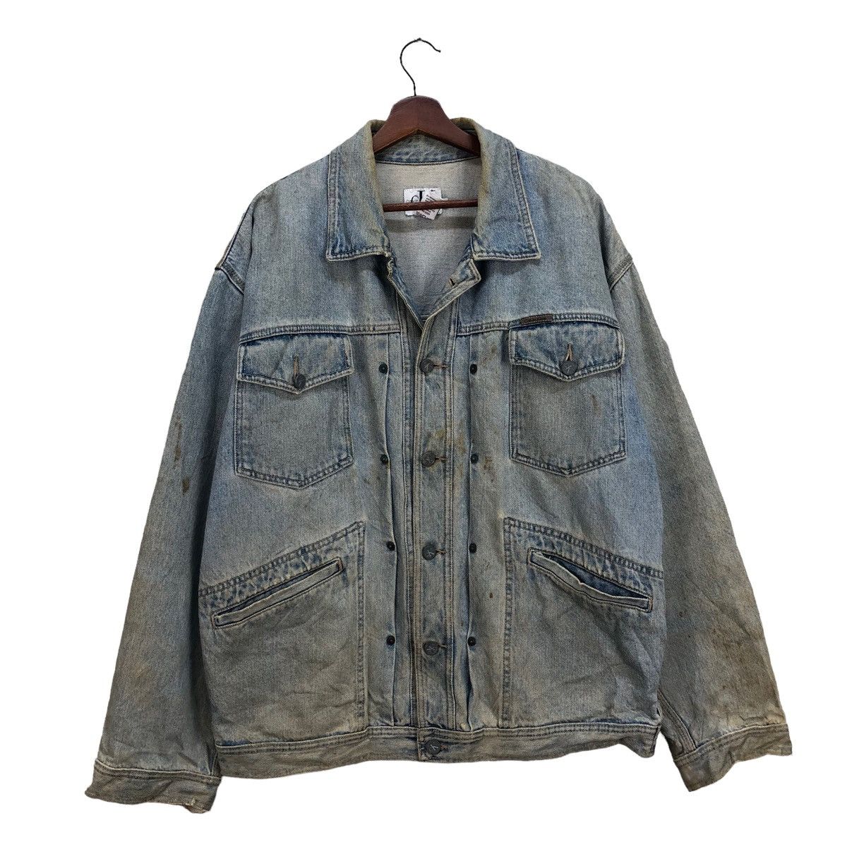 Calvin Klein Calvin Klein Denim Jacket Size US XL / EU 56 / 4 - 1 Thumbnail