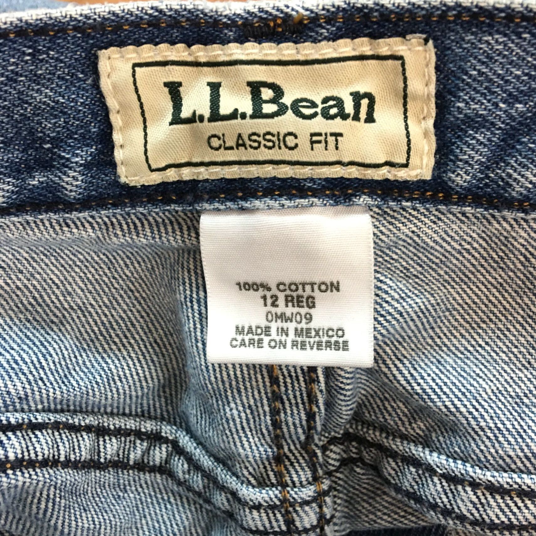 Vintage LL Bean Classic Fit Straight Jeans Womens Blue High Rise 30X30 Size 12 Denim 100% Cotton Regular Modern Classic Size 34" / US 12 / IT 48 - 6 Thumbnail