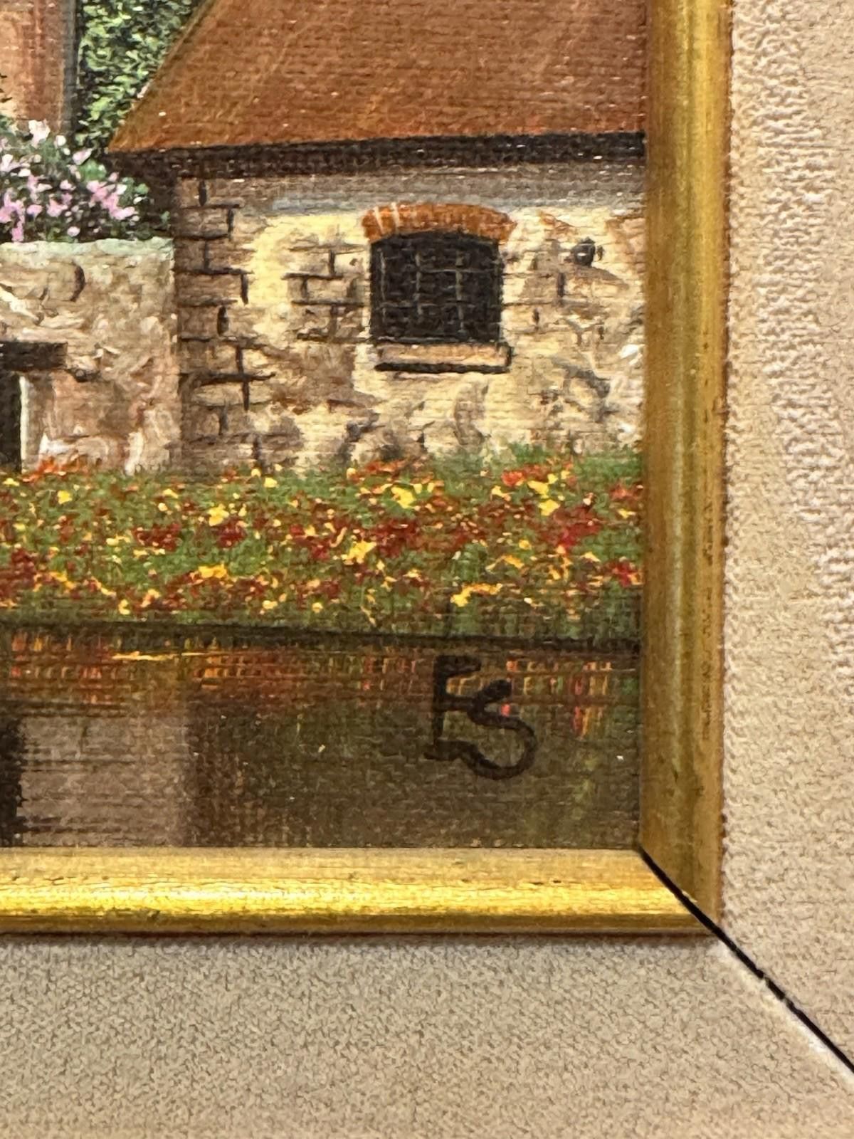 Designer Eugene Schmidt Original Bavaria Germany Landscape Oil COA Size ONE SIZE - 5 Thumbnail