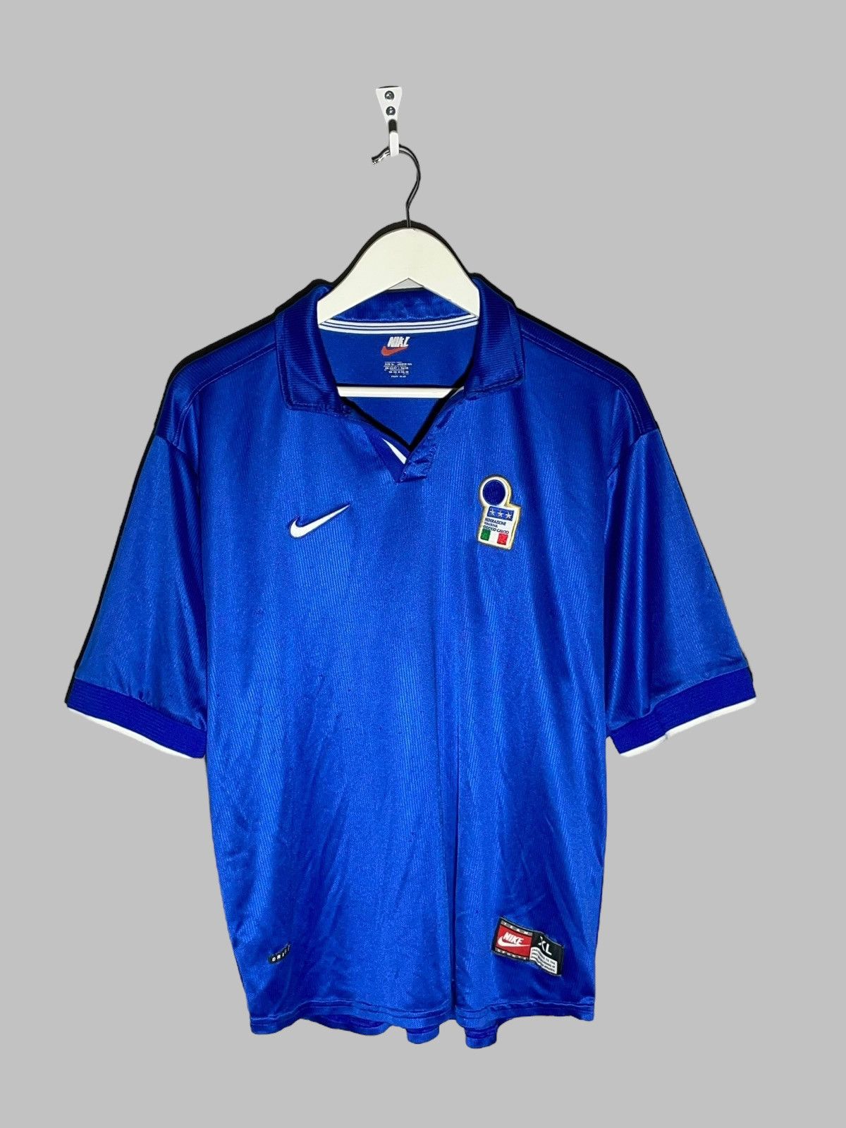 National Team Italy Nike 1998 Home Vintage Football Shirt