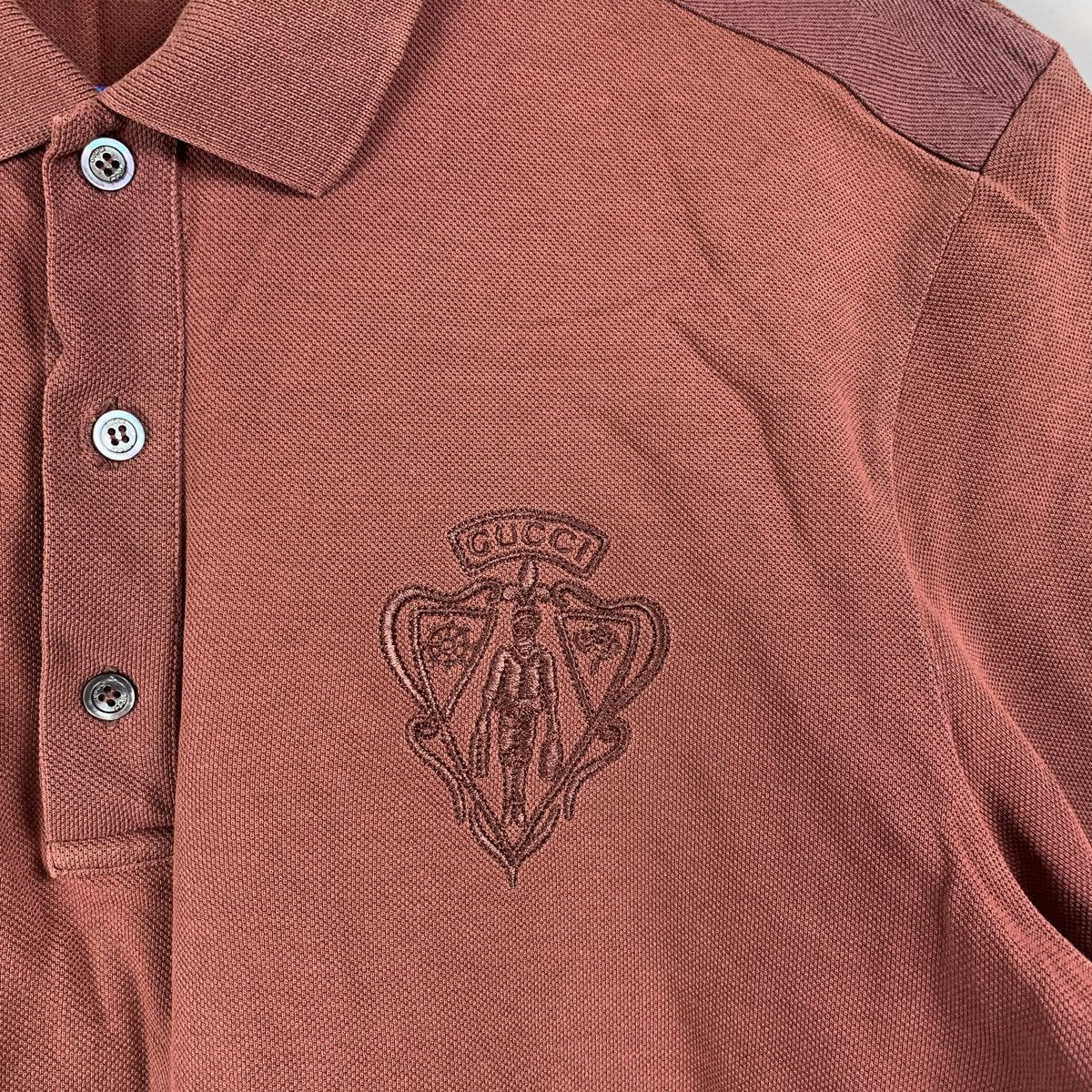 Gucci Vintage Gucci Polo Shirt Size US L / EU 52-54 / 3 - 3 Thumbnail