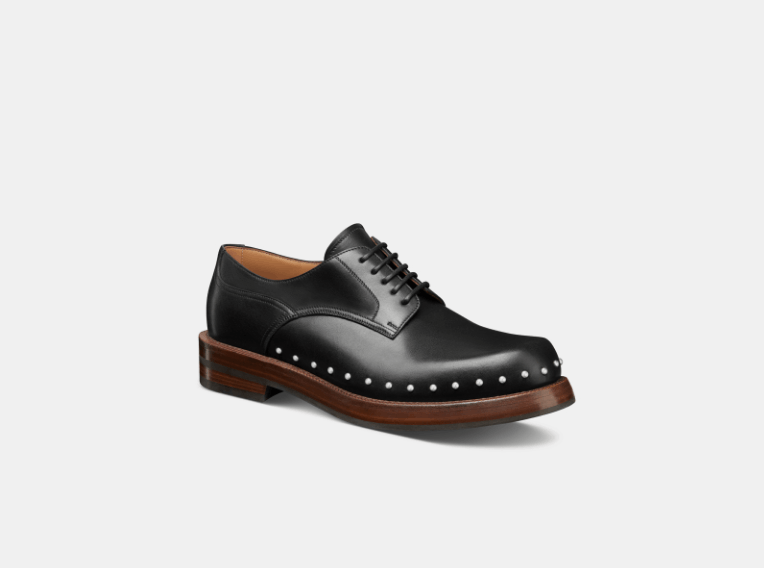 Dior o1w1db10426 3DE343 Carlo Derby Shoes in Black/Silver Size US 9 / EU 42 - 2 Thumbnail