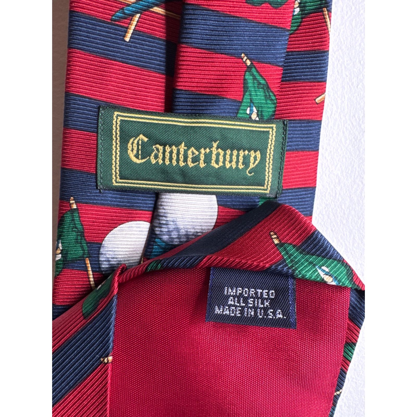 Other 1990s Golf Silk Tie Set Canterbury Museum Artifacts City-One Size ONE SIZE - 11 Thumbnail