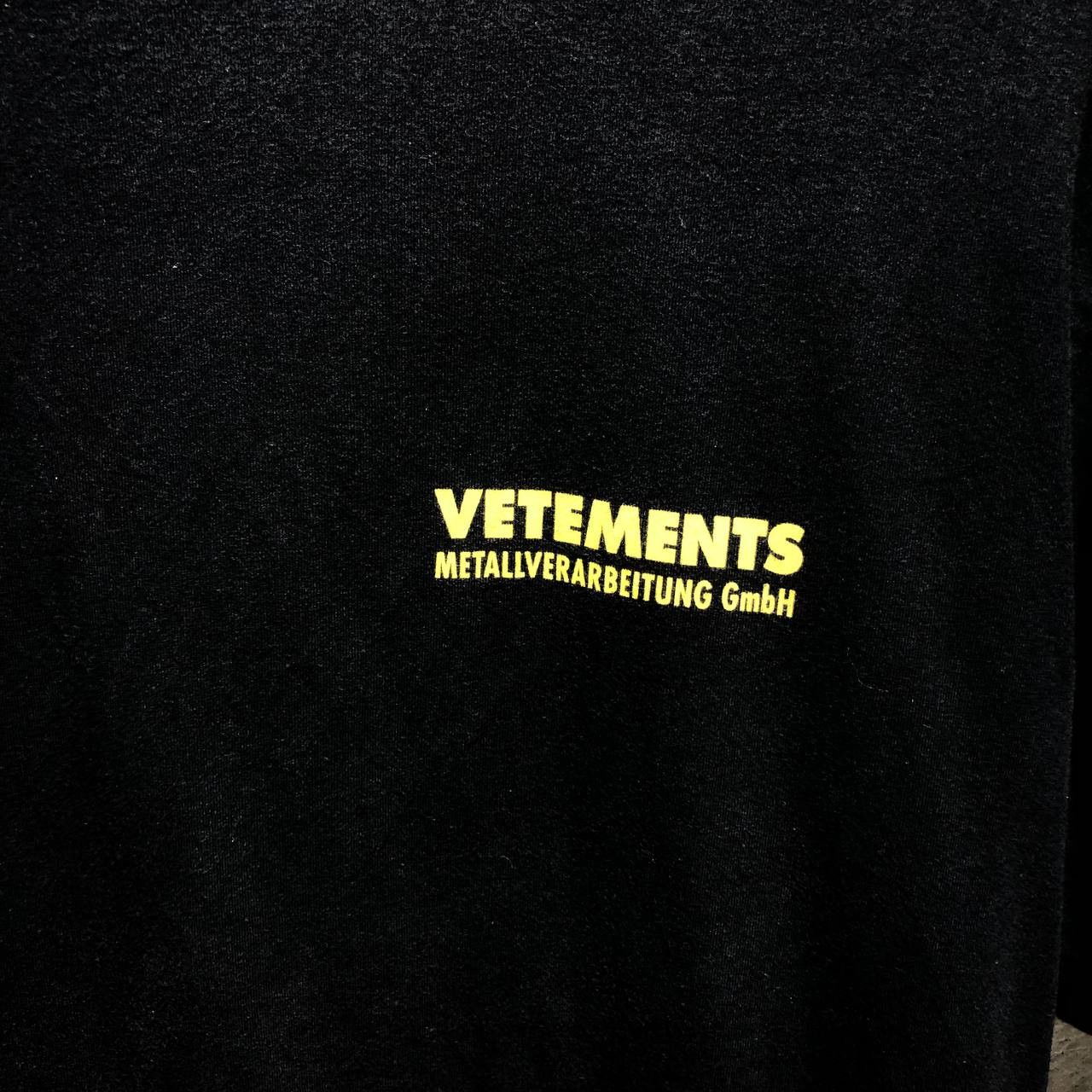 Vetements Vetements “METALLVERARBEITUNG GmbH” tee Size US M / EU 48-50 / 2 - 6 Thumbnail