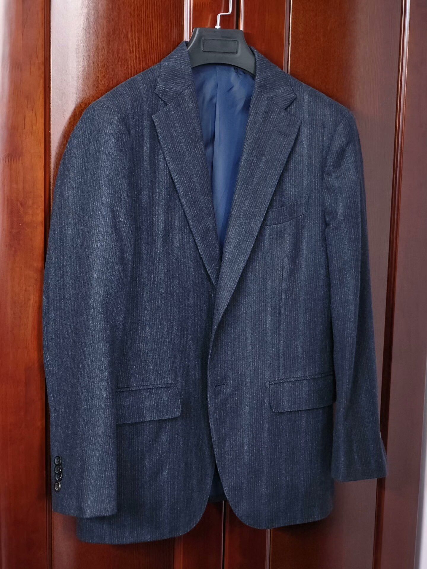 Luciano Barbera Carlo Barbera Wool Blend Suit Jacket Size US M / EU 48-50 / 2 - 1 Thumbnail