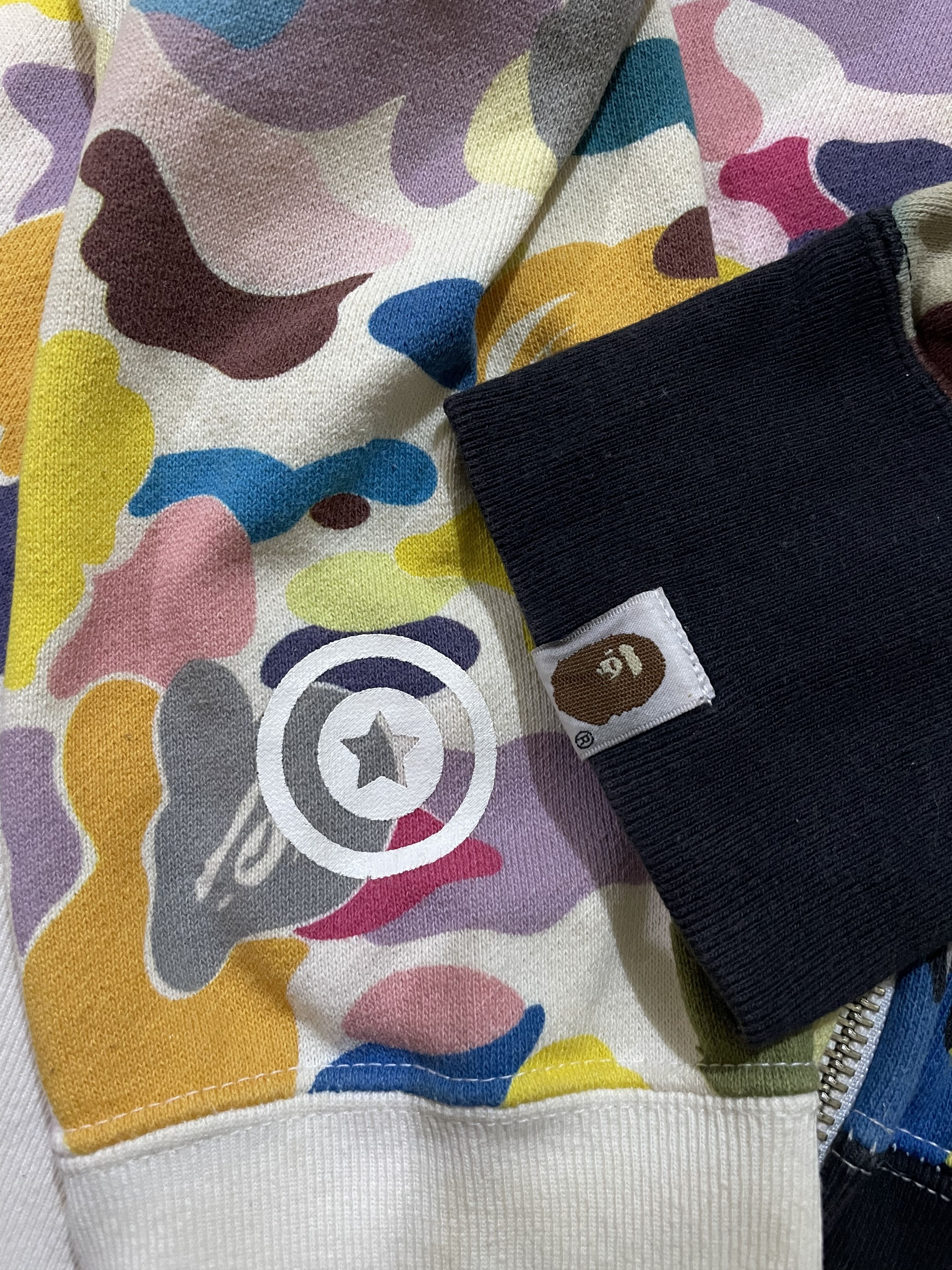 Bape Bape Multi Camo Split Shark Fullzip Hoodie Size US M / EU 48-50 / 2 - 9 Thumbnail