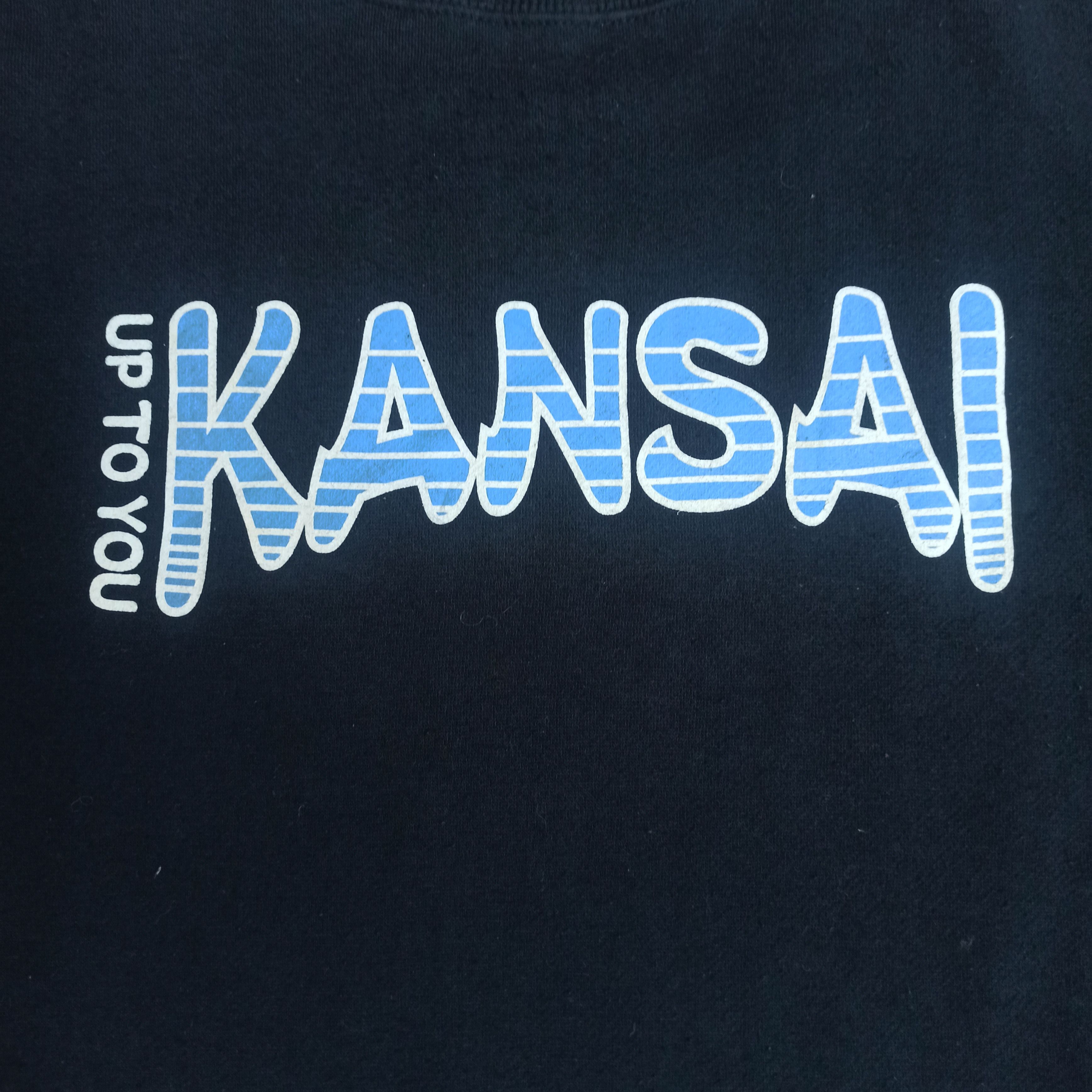 Kansai Yamamoto Kansai Spellout Logo Pullover Sweatshirt Size M / US 6-8 / IT 42-44 - 4 Thumbnail