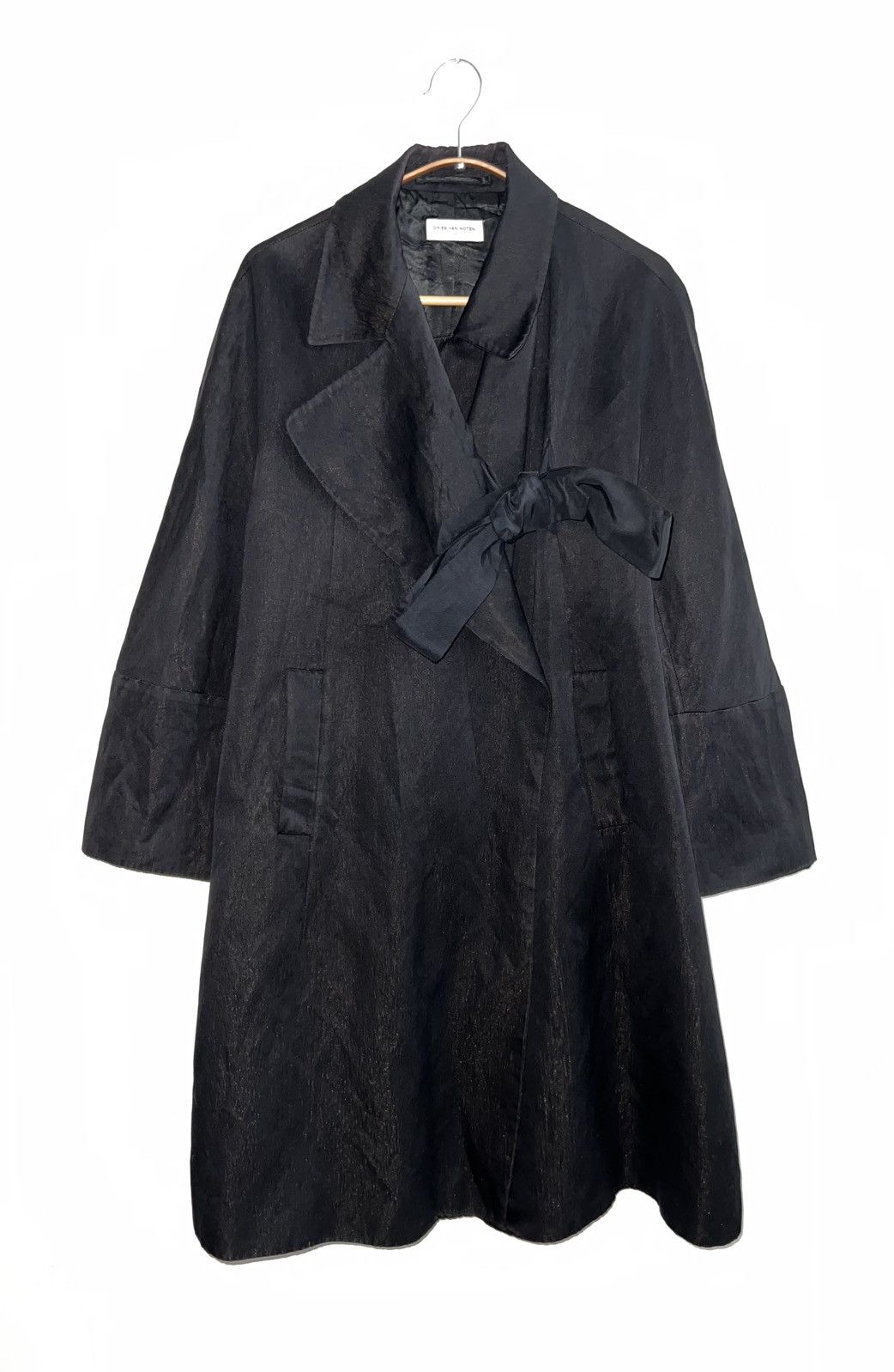 Dries Van Noten Dries Van Noten Golden metal fiber coat Size S / US 4 / IT 40 - 1 Thumbnail