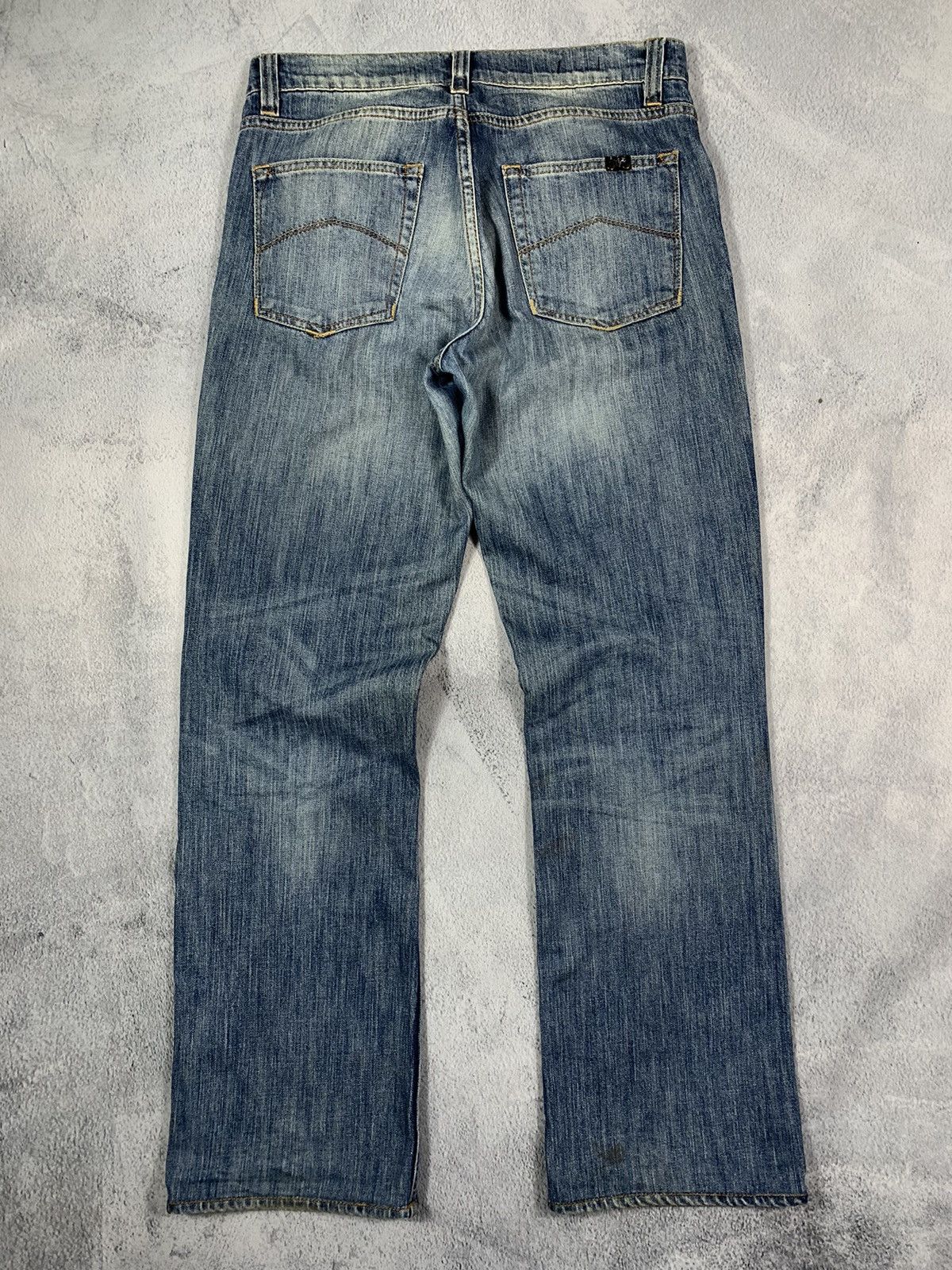 Giorgio Armani × Vintage Vintage Y2K Giorgio Armani faded straight jeans streetwear Size US 30 / EU 46 - 9 Thumbnail