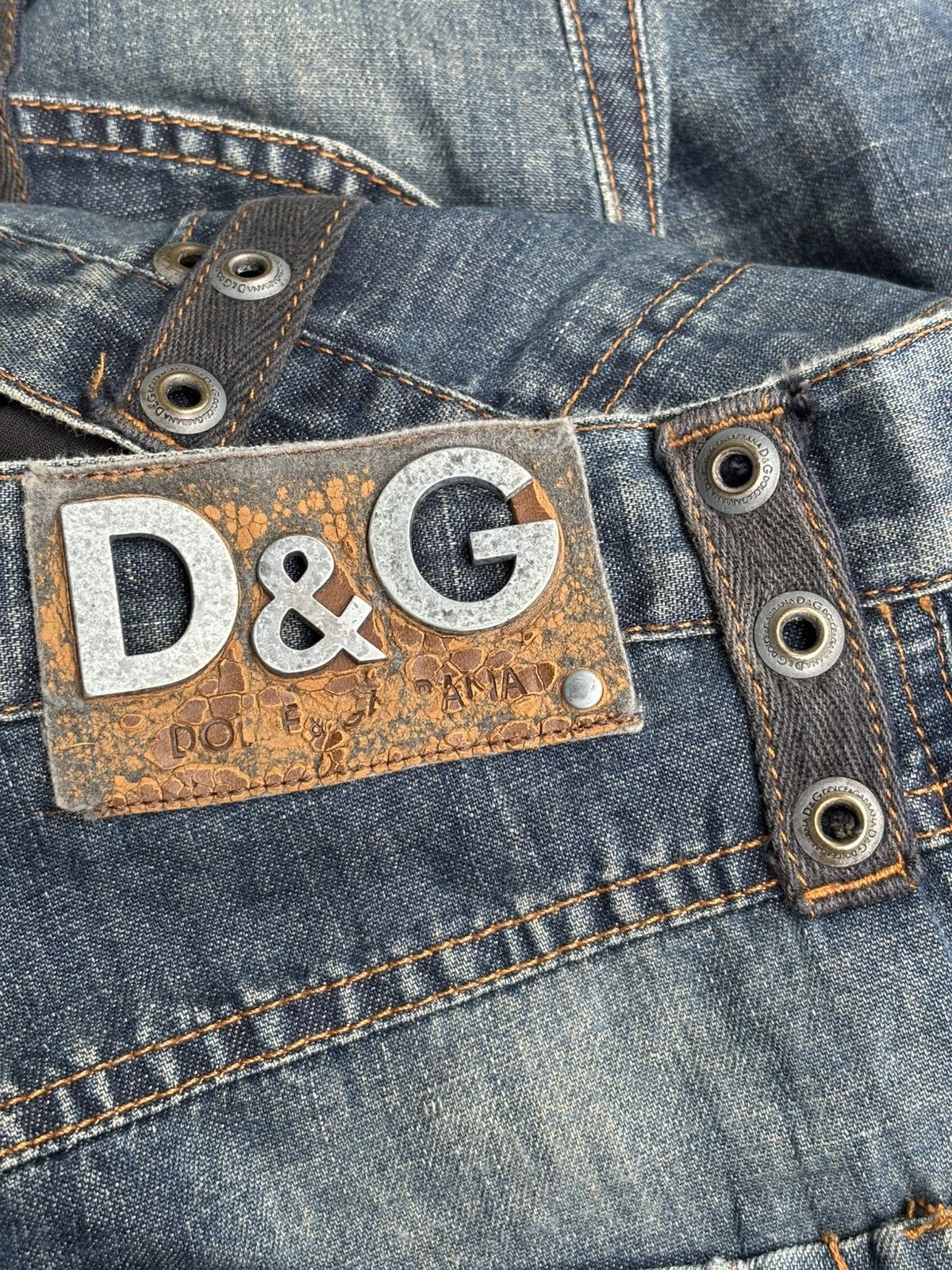 Dolce & Gabbana SS04 Cargo Denim Jeans Size US 30 / EU 46 - 7 Thumbnail
