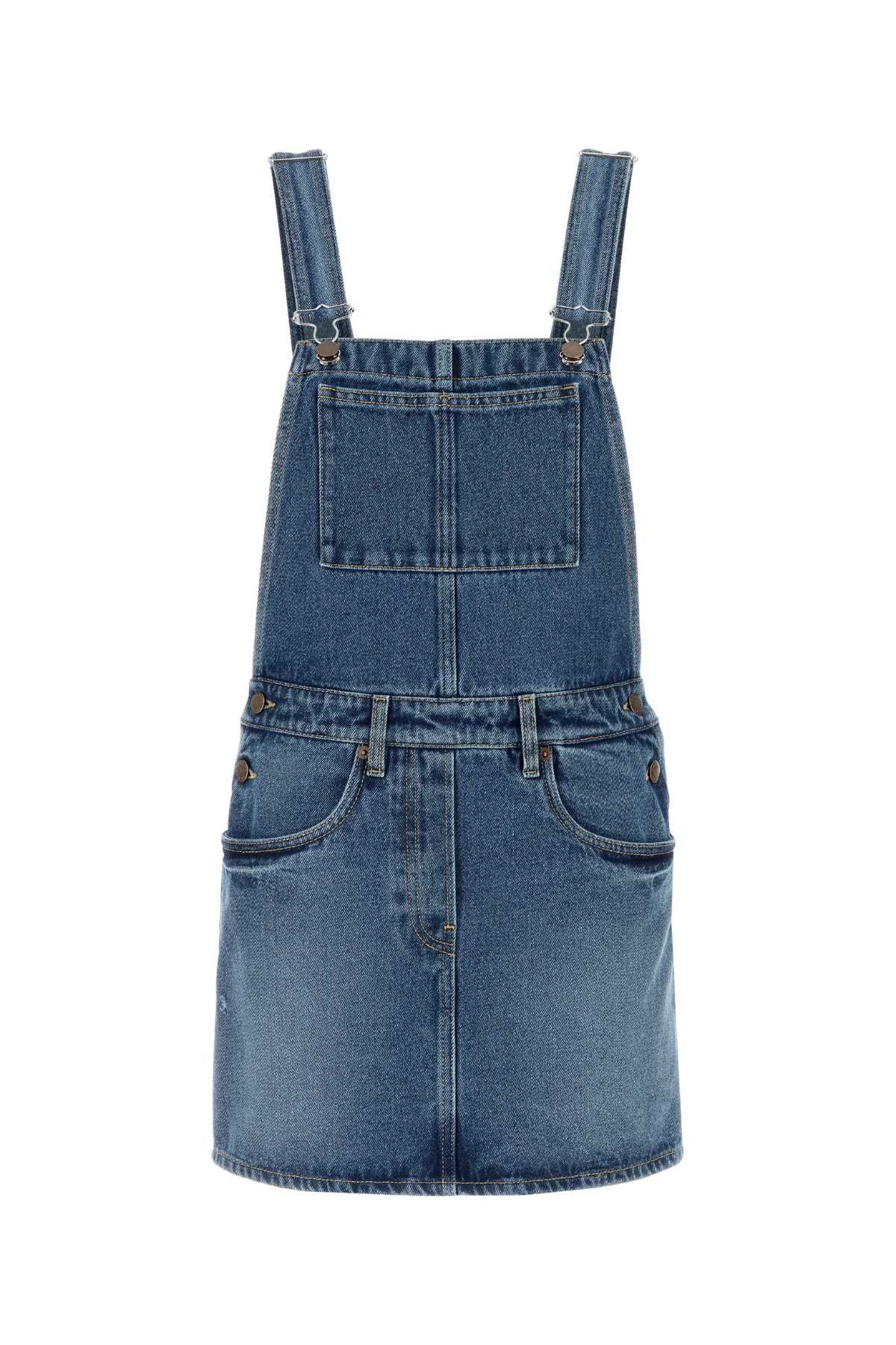 Denim Dungarees Dress