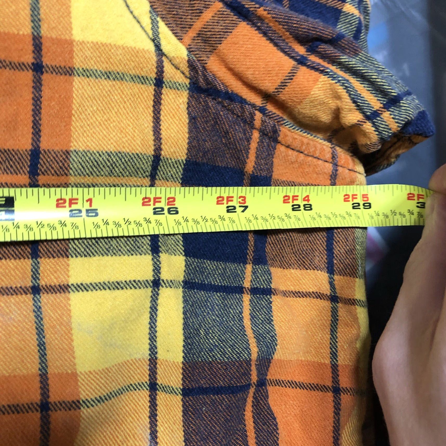 Vintage Duluth Mens Button-Down Shirt Plaid Long Sleeve Yellow 3XL Regular Size US XXL / EU 58 / 5 - 6 Thumbnail