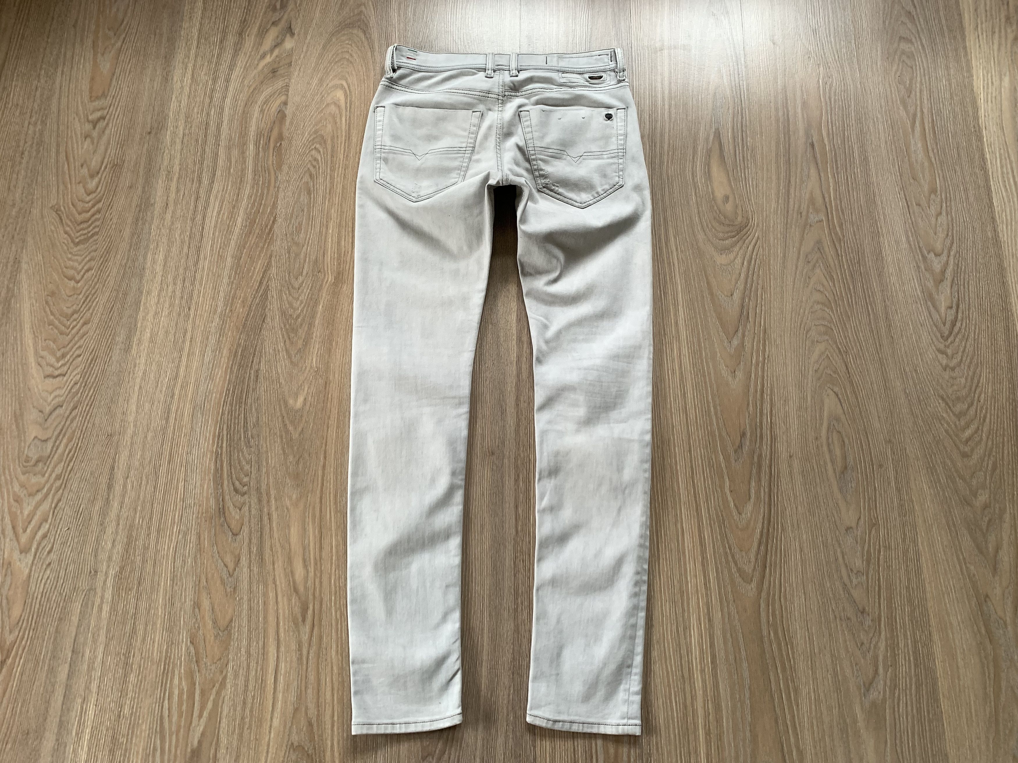 Diesel Diesel Tepphar Slim Carrot Stretch Light Grey Jeans Size US 30 / EU 46 - 3 Thumbnail