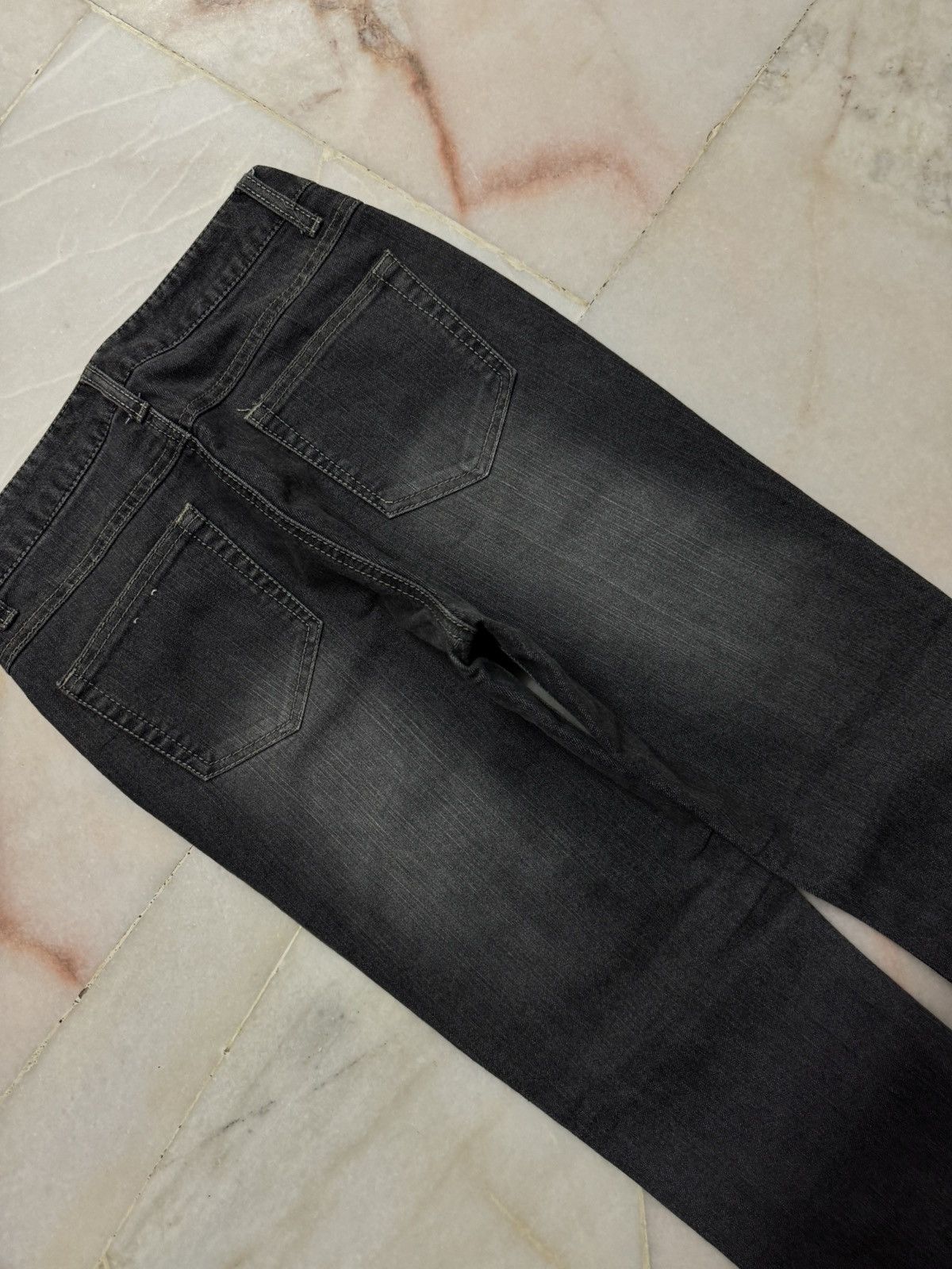 Japanese Brand 💥INSANE💥VINTAGE JAPANESE MUDWASHED WHISKER STYLE JEANS Size US 26 / EU 42 - 15 Thumbnail