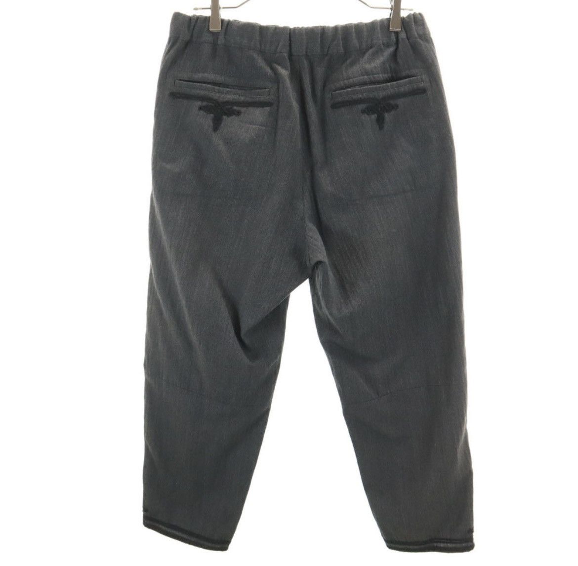 Undercover Undercoverism Made in Japan Herringbone Cropped Pants Size US 32 / EU 48 - 2 Thumbnail
