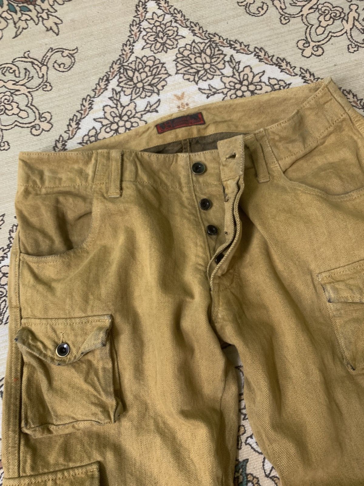 Japanese Brand × Johnbull × Vintage VINTAGE JOHN BULL KOJIMA JAPAN DENIM CARGO Size US 32 / EU 48 - 5 Thumbnail
