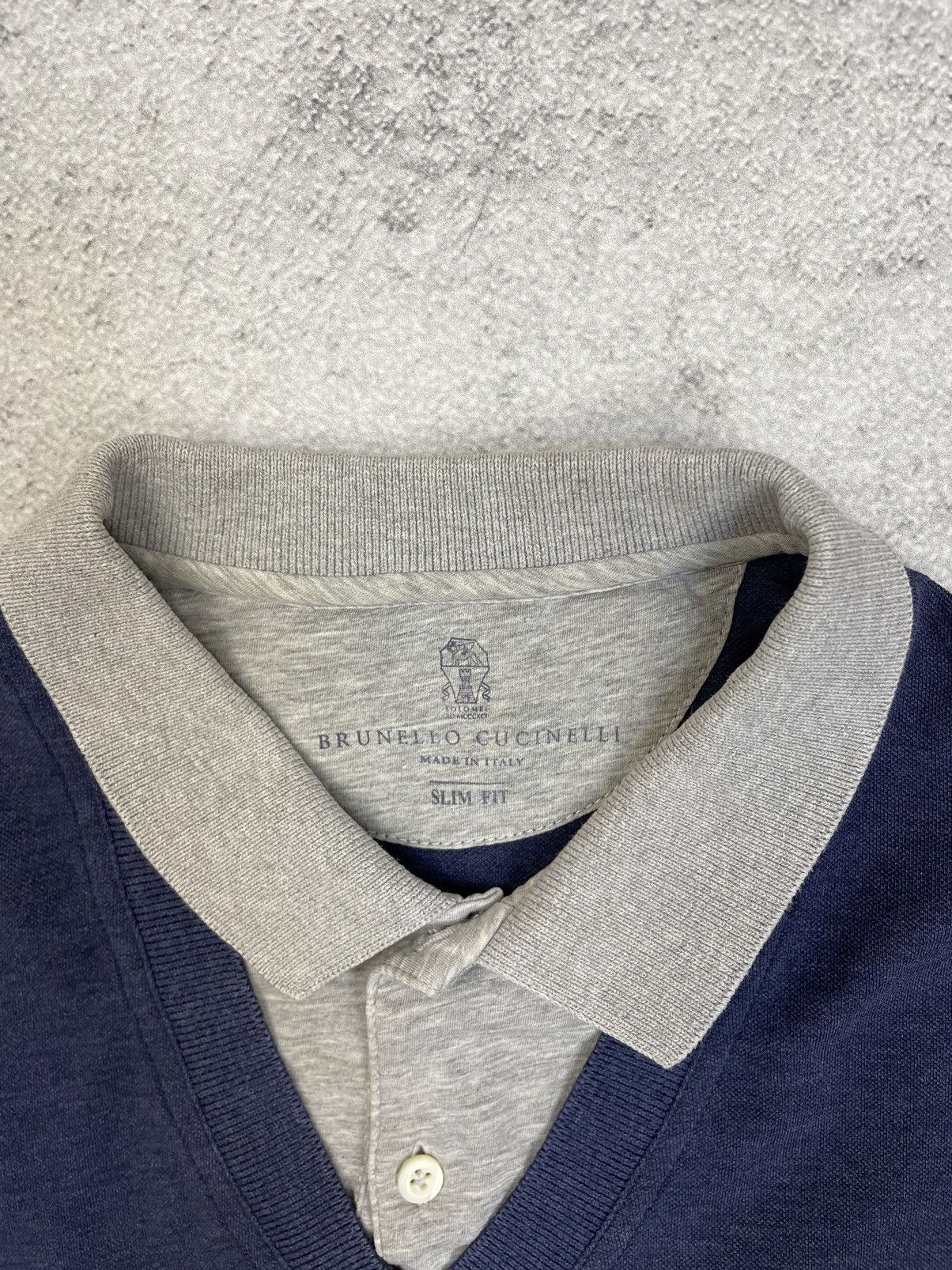 Brunello Cucinelli Brunello Cucinelli Polo Shirt Men Blue Size US M / EU 48-50 / 2 - 7 Thumbnail